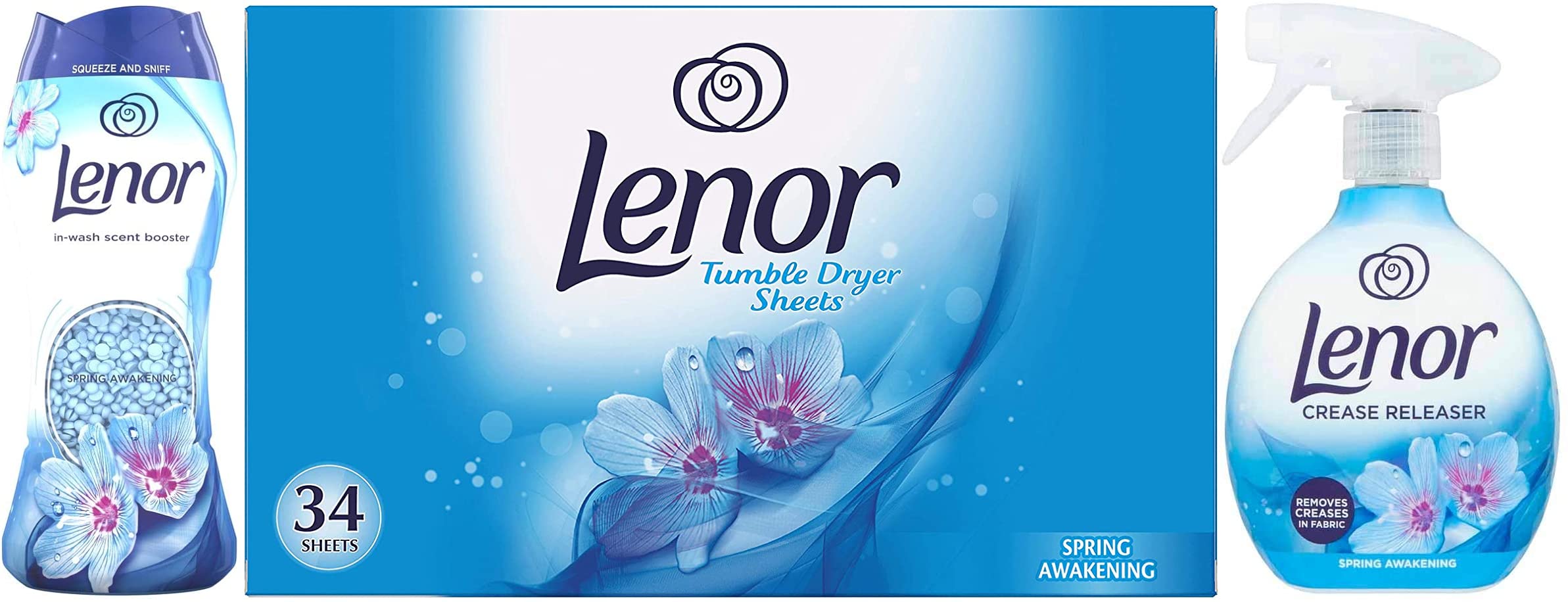Buy Lenor Unstoppables inWash Scent Booster194g+Lenor Fabric Tumble