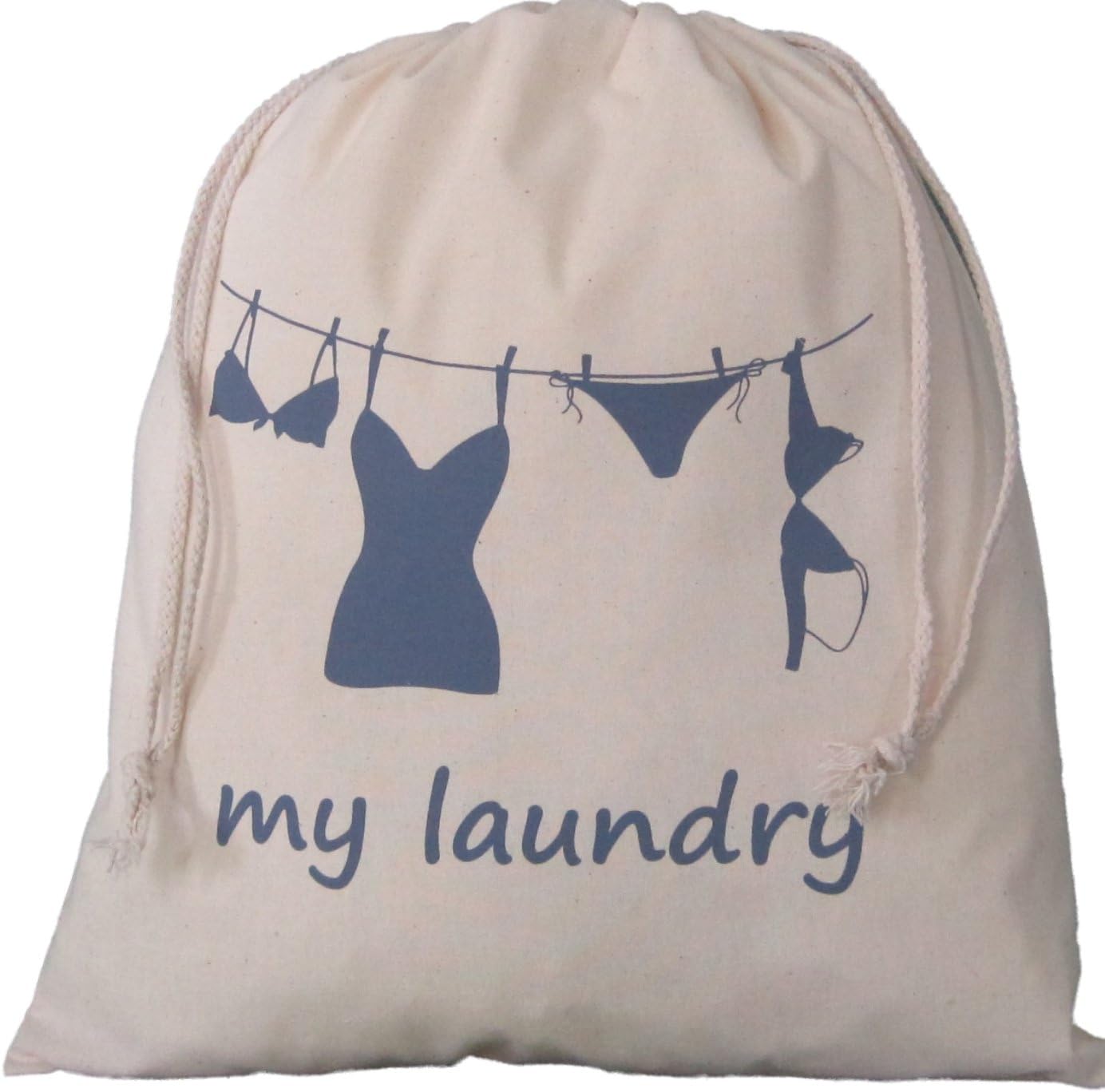 SMALL Laundry Bag, Travel Size (LOTS OF DESIGNS) 100% Cotton