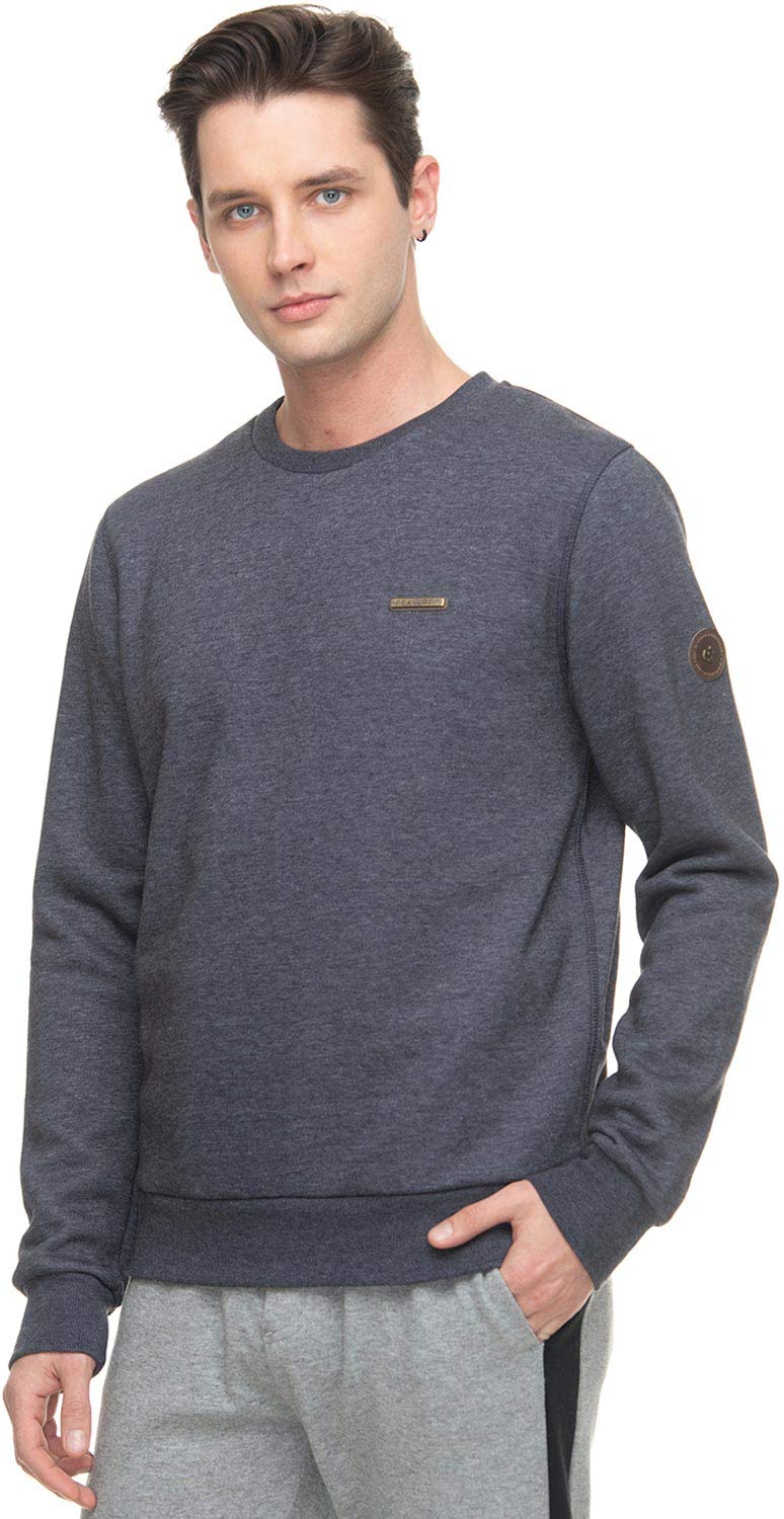 Felpa Indie Ragwear Uomo | Cotone Morbido Con Toppa Logo | Modello Vegano - 2