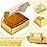 Zonon 30 Pcs Soap Boxes for Homemade Packaging, Mini Kraft Treat Boxes with Window for Bakery Candy Soap Making Gift Packaging(3.7 x 2.6 x 1.37 Inch,Gold)