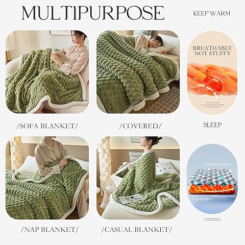 Miniatura 5 de Manta de piel sintética para invierno, edredón doble esponjoso, edredón de invierno, edredones cálidos de invierno, edredón grueso para sofá y cama,