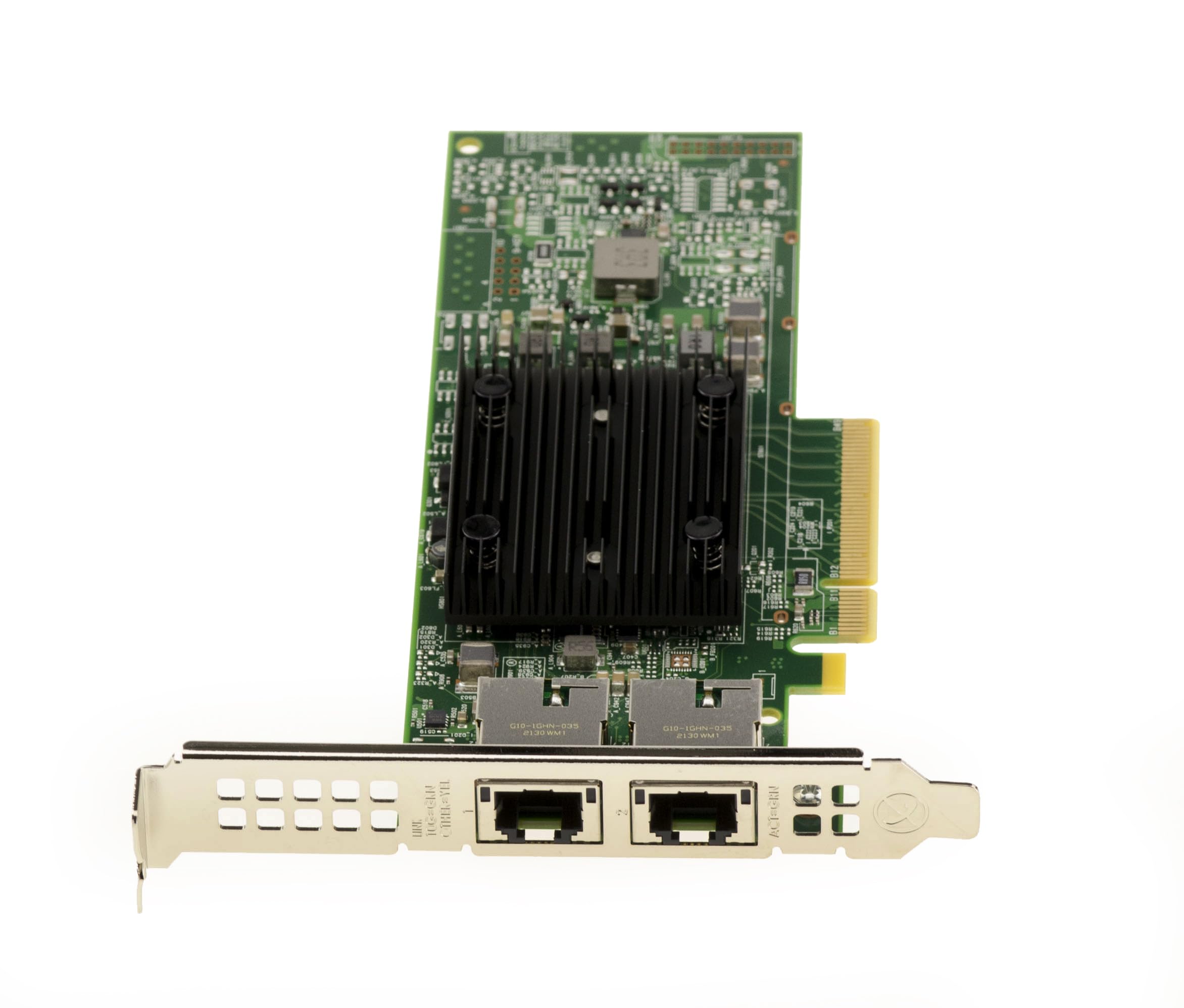 KALEA-INFORMATIQUE Scheda controller di rete PCIe 3.0 8X ETHERNET 10G 2 porte RJ45 con chipset Broadcom NetXtreme E-Series P210TP BCM957416A4160C. Supporto RDMA.