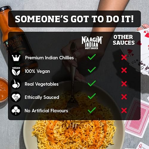 Miniatura 5 de NAAGIN Combo de salsa picante india (original x 1, Kantha x 1, Bhoot x 1) Paquete de 3 (8.11 oz x 3  24.34 oz)