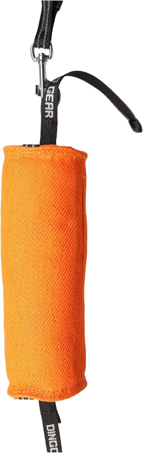 Tug Toy for Strong Dog, Bite Training, IGP, Fun, French Linen, Roller Orange Dingo Gear S02817