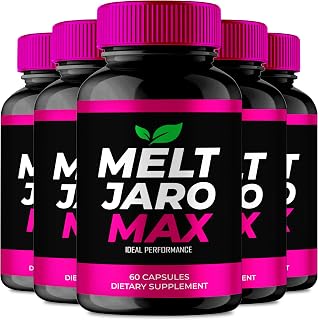 Melt Jaro Max Capsules, Official MeltJaro Max Supplement Pills - Maximum Strength, All Natural Keto Capsule to Sustain Active Lifestyle, Advanced MeltJaroMax for Overall Health Reviews (5 Pack)