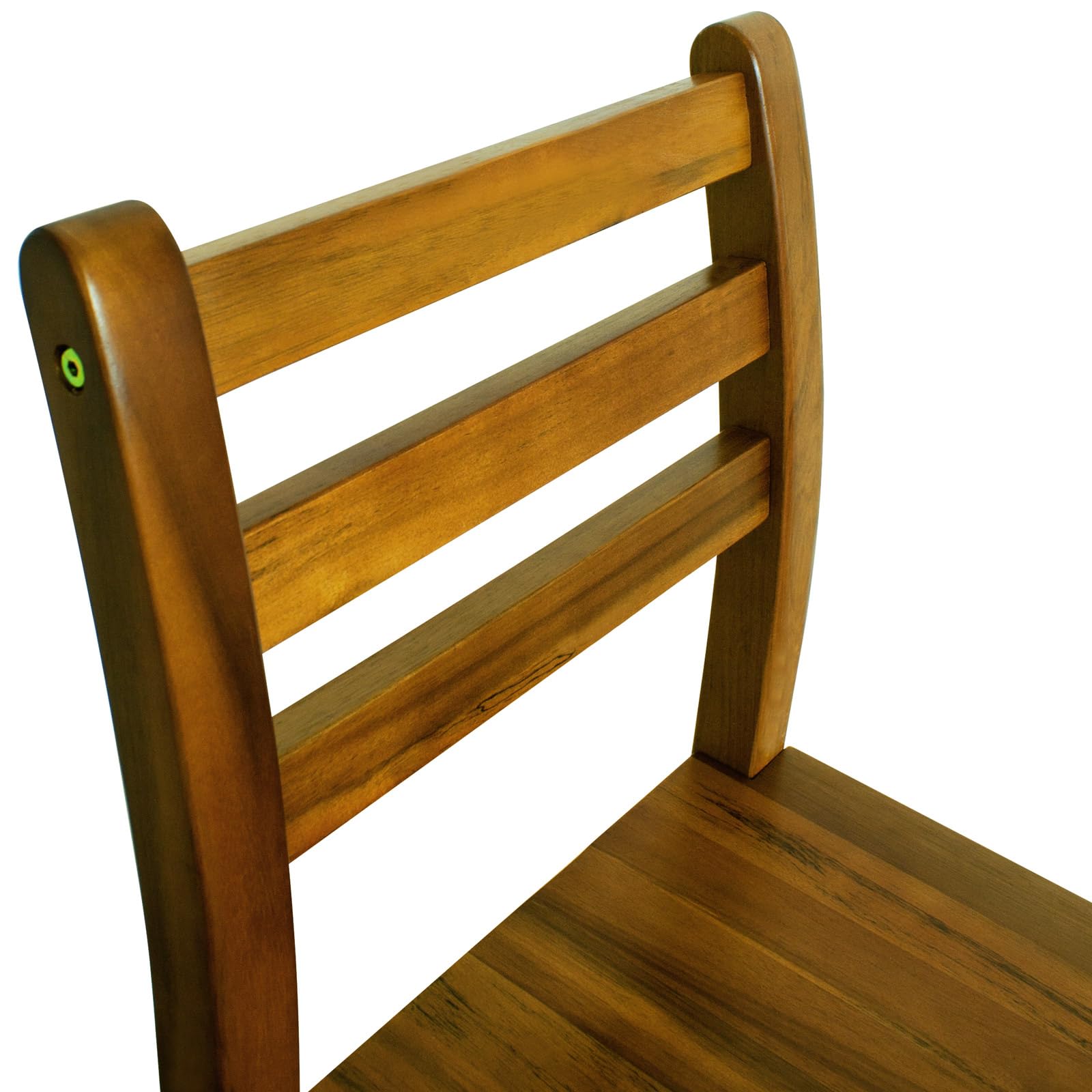 Casaria Ensemble Table de Bar et 2 tabourets Bois Haute avec chaises Jardin terrasse