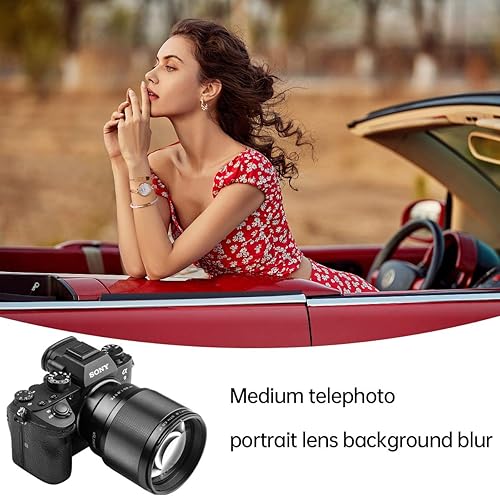 Vista 48 de VILTROX Lente de montaje de 0.512 in f1.4 F/1.4 E, lente gran angular Aps-C Prime para cámara Sony E Mount A9/a7RIV/a7RIII/a7III/a7SIII/a7C