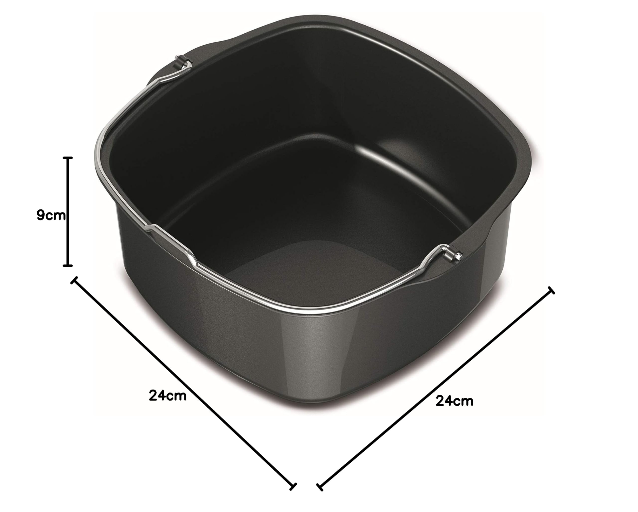 Philips Airfryer XXL Kit Expert Cuisson 2,0 L Accessoire de cuisson antiadhésif avec 9 moules à muffin en silicone Compatible lave-vaisselle (HD9952/00)