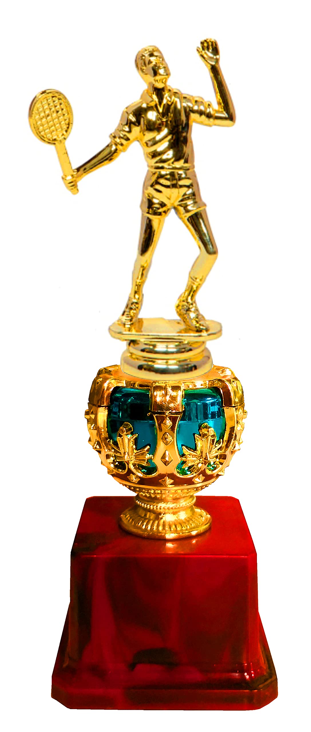 Be Win Winner Golden & Fiber Blue Trophy for Badmintton Sports Event, Functions & School Games-picture-23