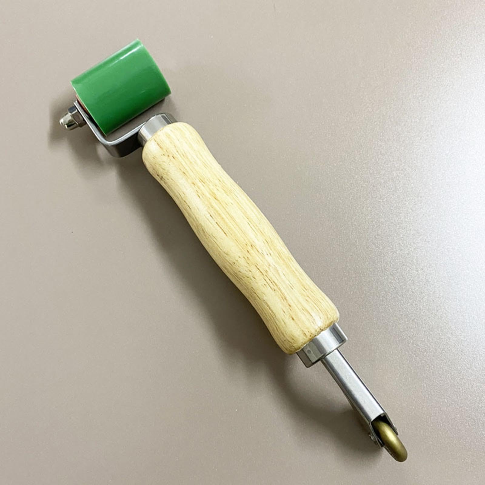 Generic Rodillo de Silicona para Costuras, Rodillos de Costura, Rodillo de Presión Manual, Herramienta de Soldadura, Rodillo de Soldadura de Doble Extremo Par, Verde