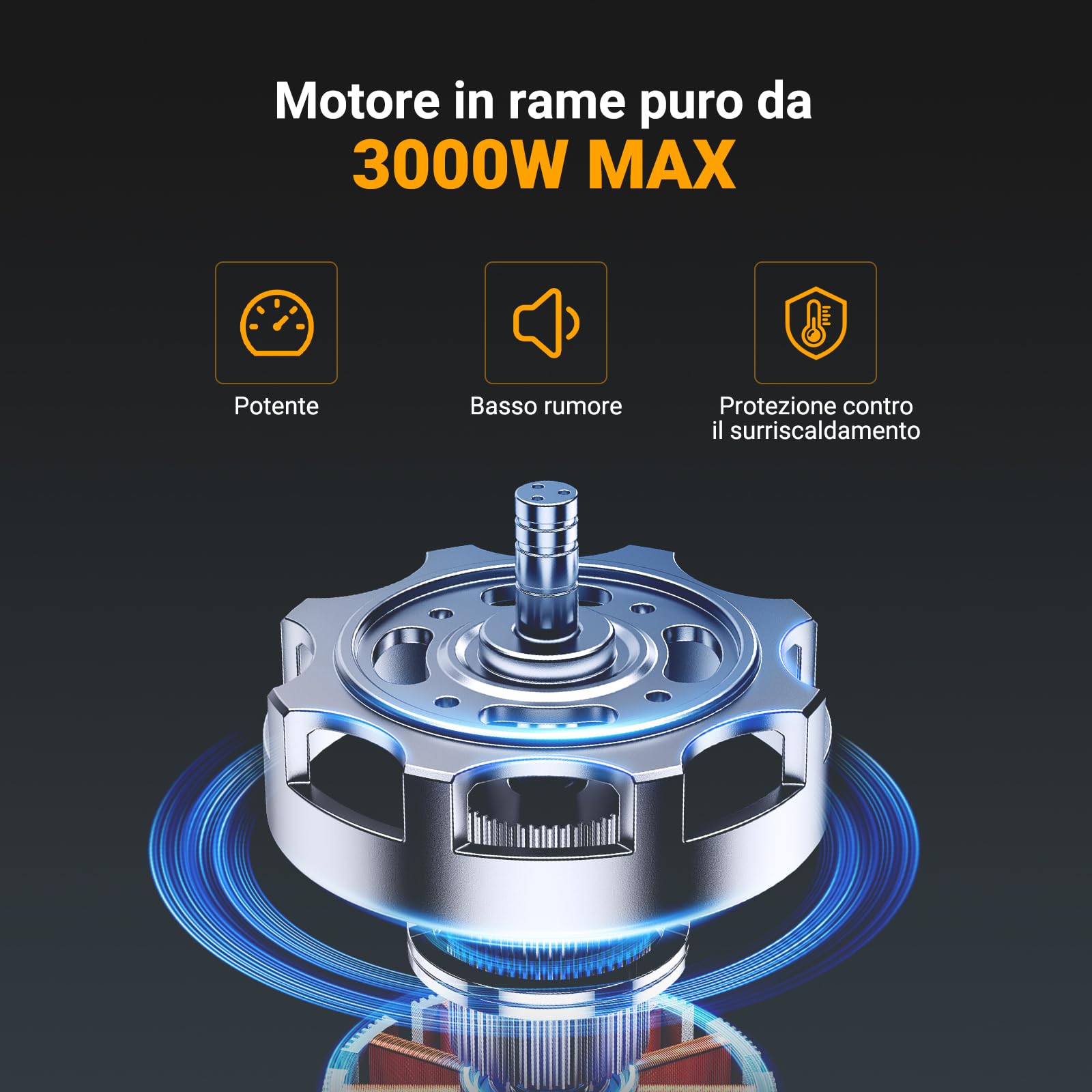 Tritacarne Elettrico AOBOSI 3-In-1 Tritacarne Con 3 Dischi Di Macinazione In Acciaio Inox, 1 Kubbe e 3 Tubi Per Insaccati. Calibro 12 e motore [3000w Max], tritacarne Elettrico Professionale Con Lame.