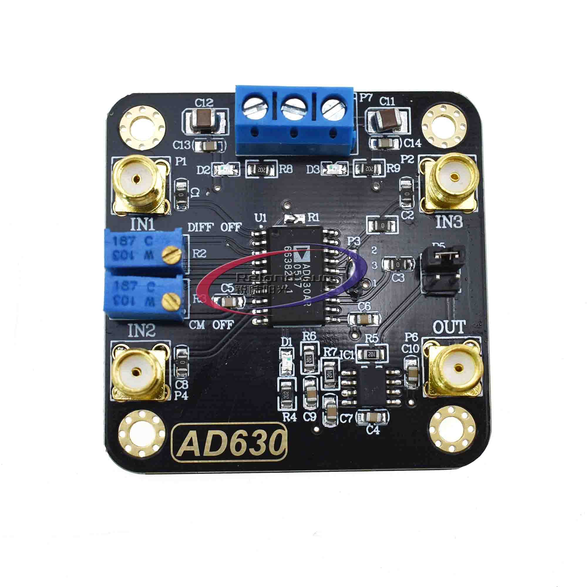 Reland Sun Ausgewogener Modulator/Demodulator AD630 Chip Lock-in Verstärker-Modul für schwache Signalerkennung Modulationserkennung