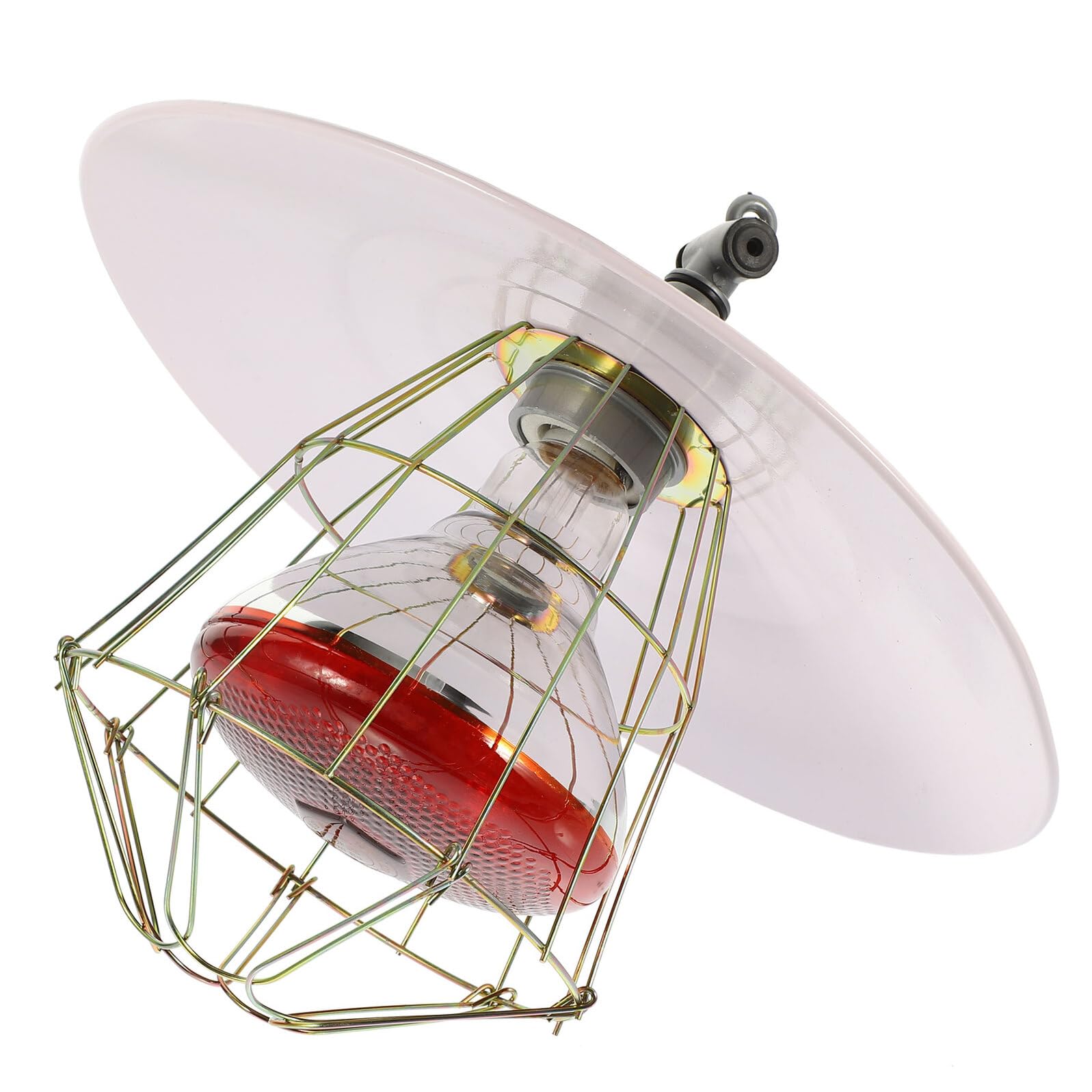 Artibetter Lampada Riscaldante per Animali in Metallo e Alluminio Alta Sicurezza e Non Facile da Deformare per Gabbia di Suinetti e Recinto di Bestiame Colore Casuale