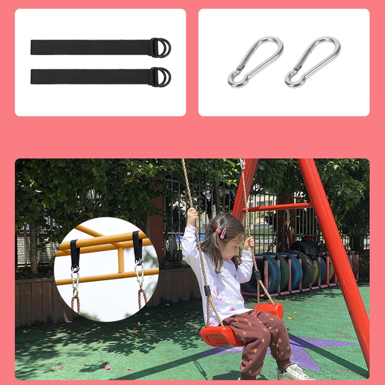 Corde de Fixation de siège de balançoire Polyvalente, pour Le Plaisir dans Le Jardin et Les Routines de Fitness avec équipement de Fitness résistant à l ' Usure