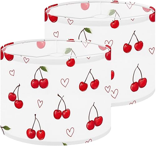 Miniatura 12 de Drum Lamp Shade Floral style 70s groovy daisy flowers Retro floral naive design Style Lampshade for Floor Lamps Table Lamps Pendant Light 13"x10"