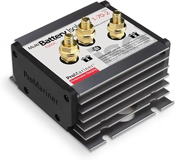 ProMariner 11072, Multi Battery Isolator, 1 Alternator/2 Batteries, 70 Amp
