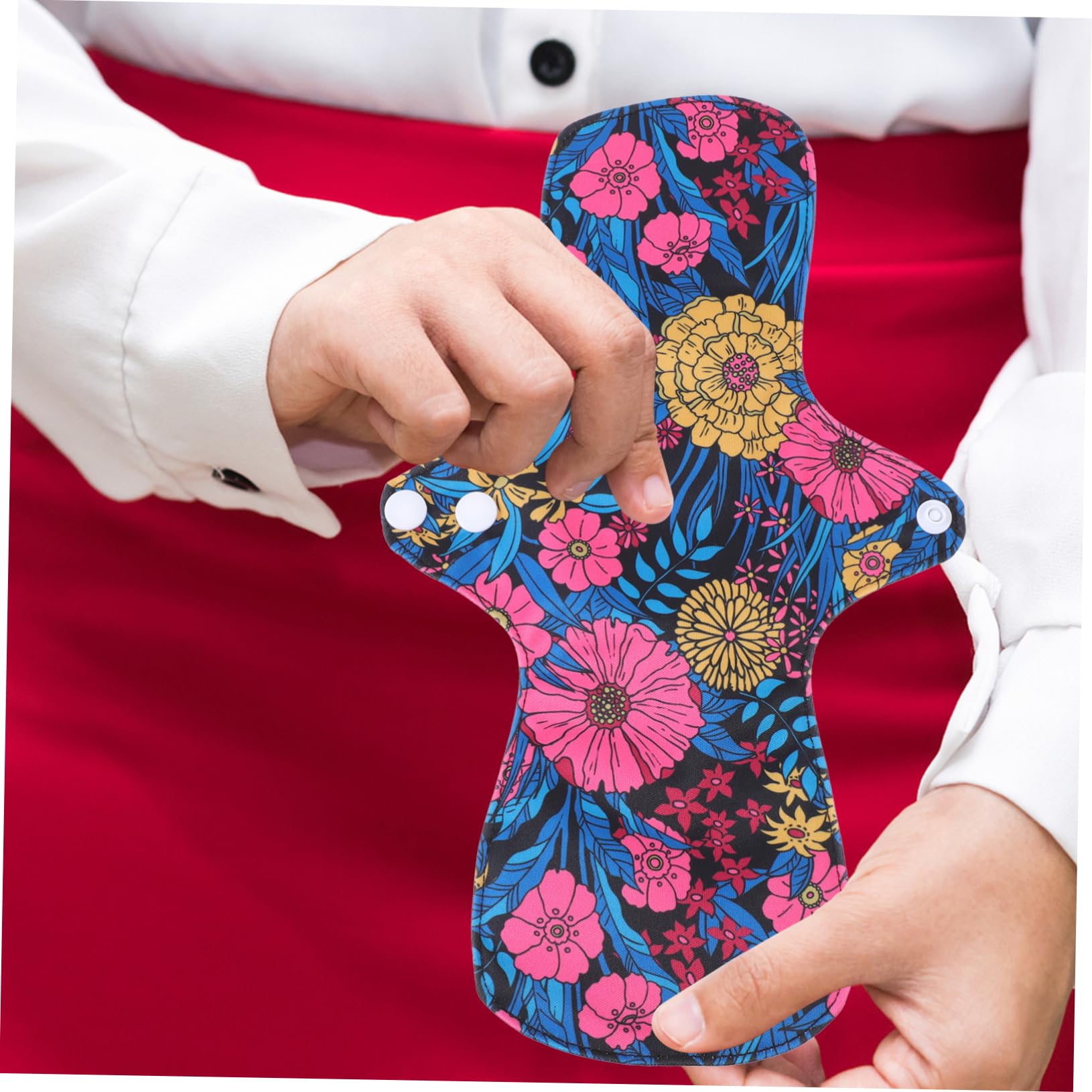 Anneome 6 Compresas Reutilizables para Mujeres Material Pul y Fibra, Buena Transpirabilidad, Tamaño Grande para Uso Diario y Postparto Color Aleatorio