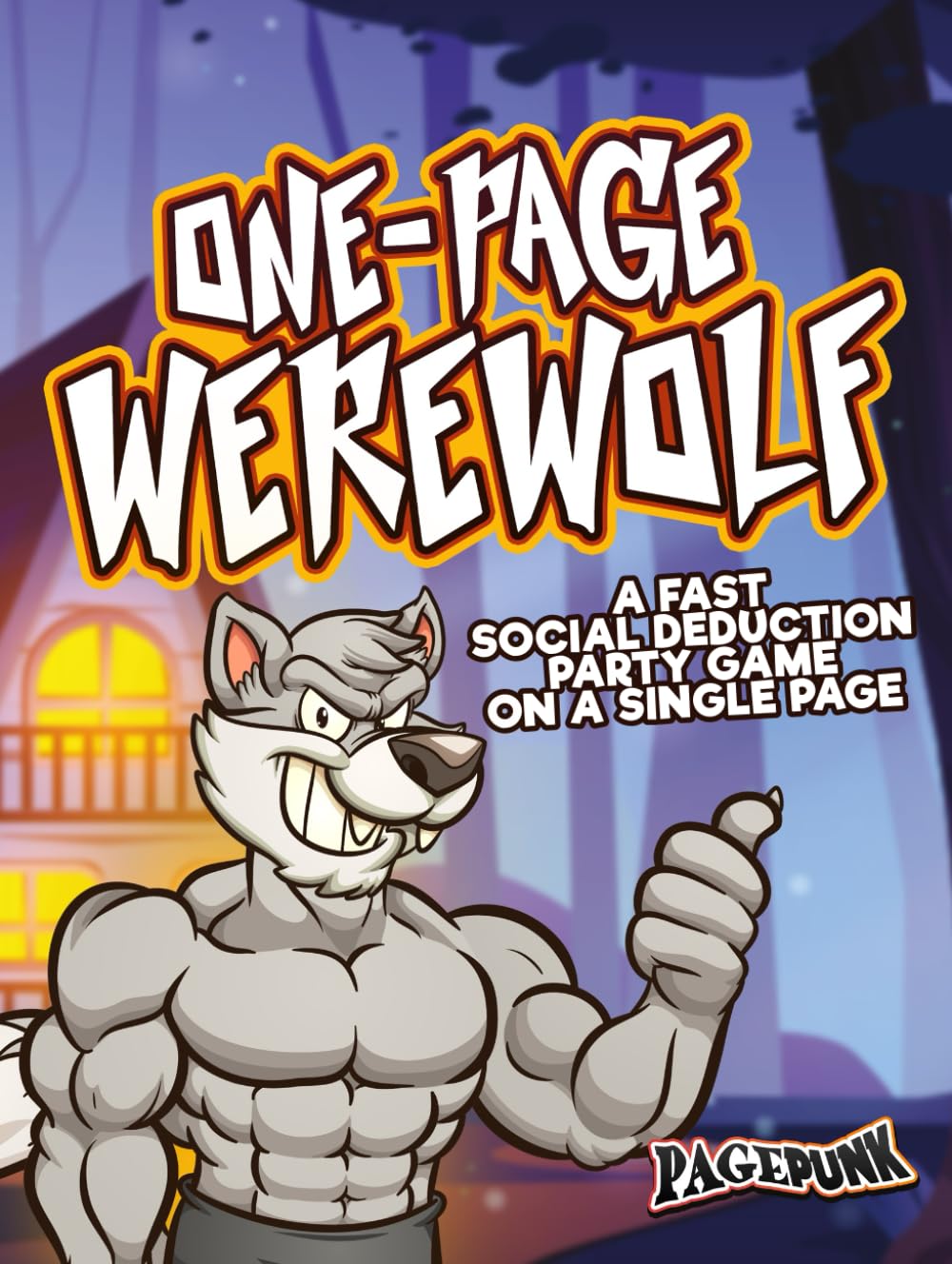 One-Page Werewolf: A Fast Social Deduction Party Game on a Single Page