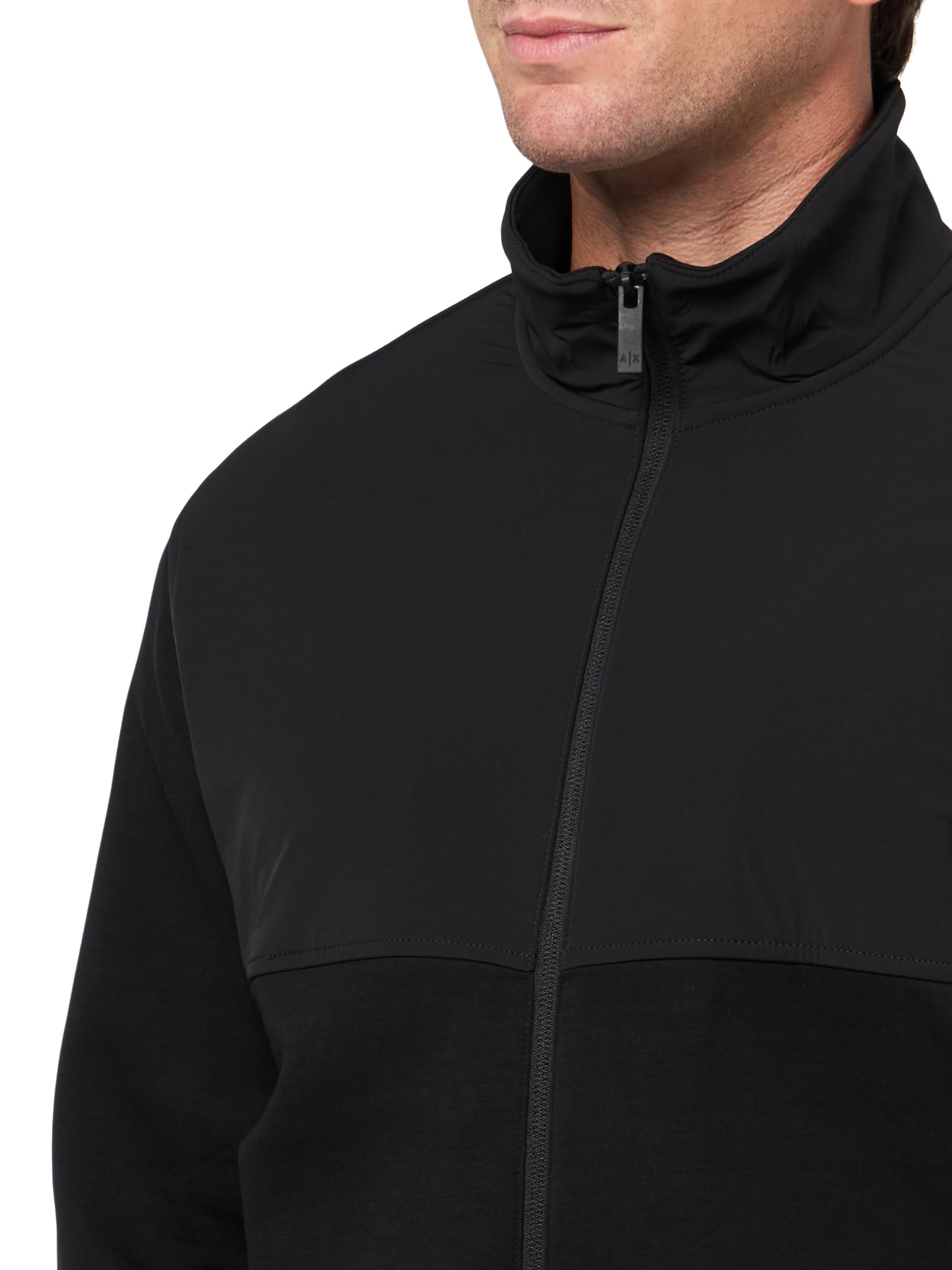 Armani Exchange Essential, Long Sleeve, Contrast Top Maglia di Tuta Uomo