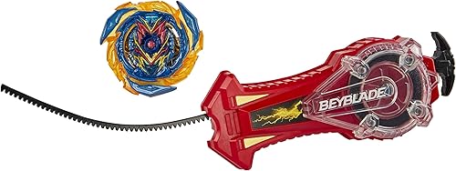 Beyblade Burst Surge Speedstorm Spark Power Set – Juego de batalla con lanzador de chispas y juguete de batalla de giro derecho, rojo