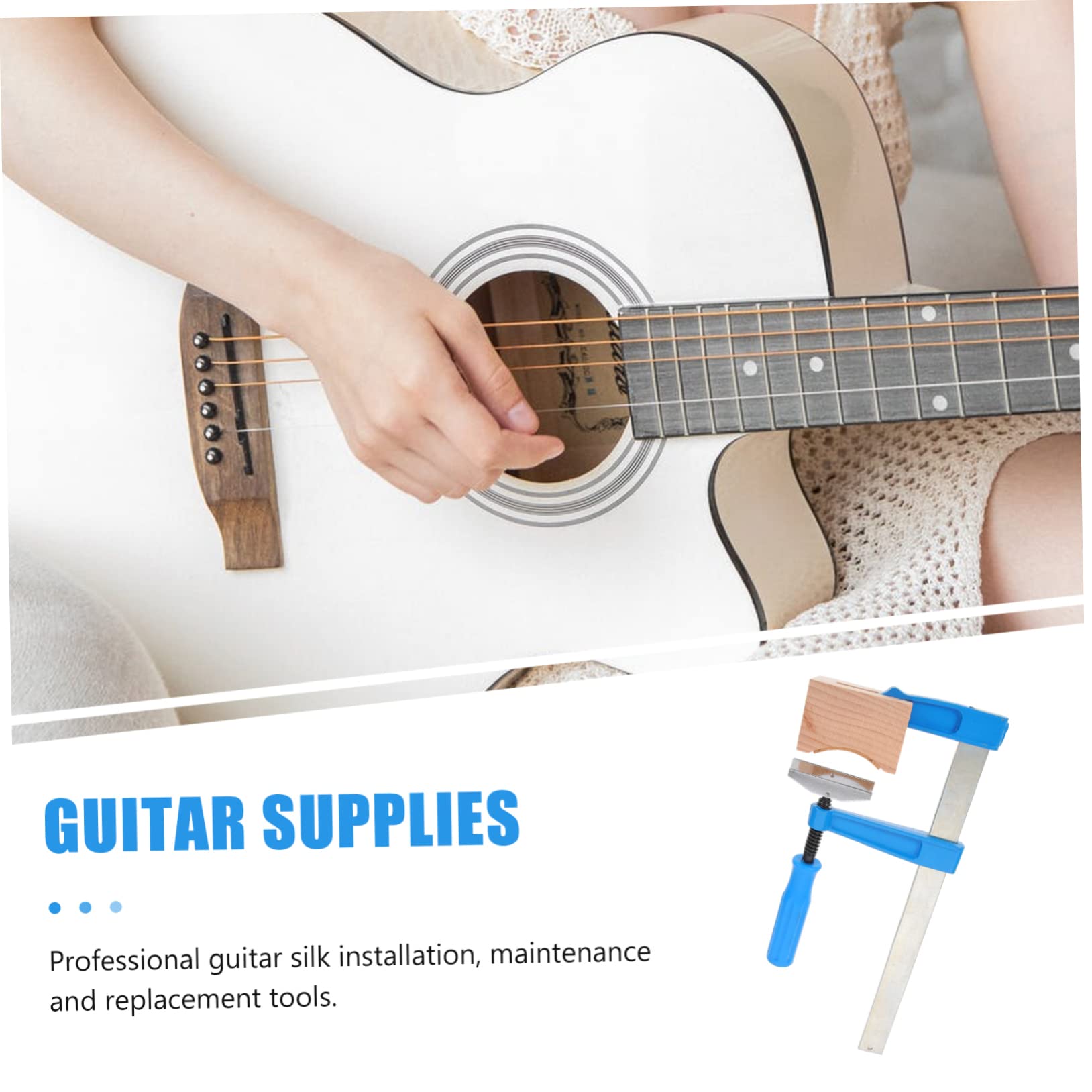 VICASKY 1 Satz Gitarren Fret Installationswerkzeugset Professionelle Wartungs und Ersatzwerkzeuge für Gitarren Einfache Handhabung Langlebige Materialien für Musiker Zubehör für