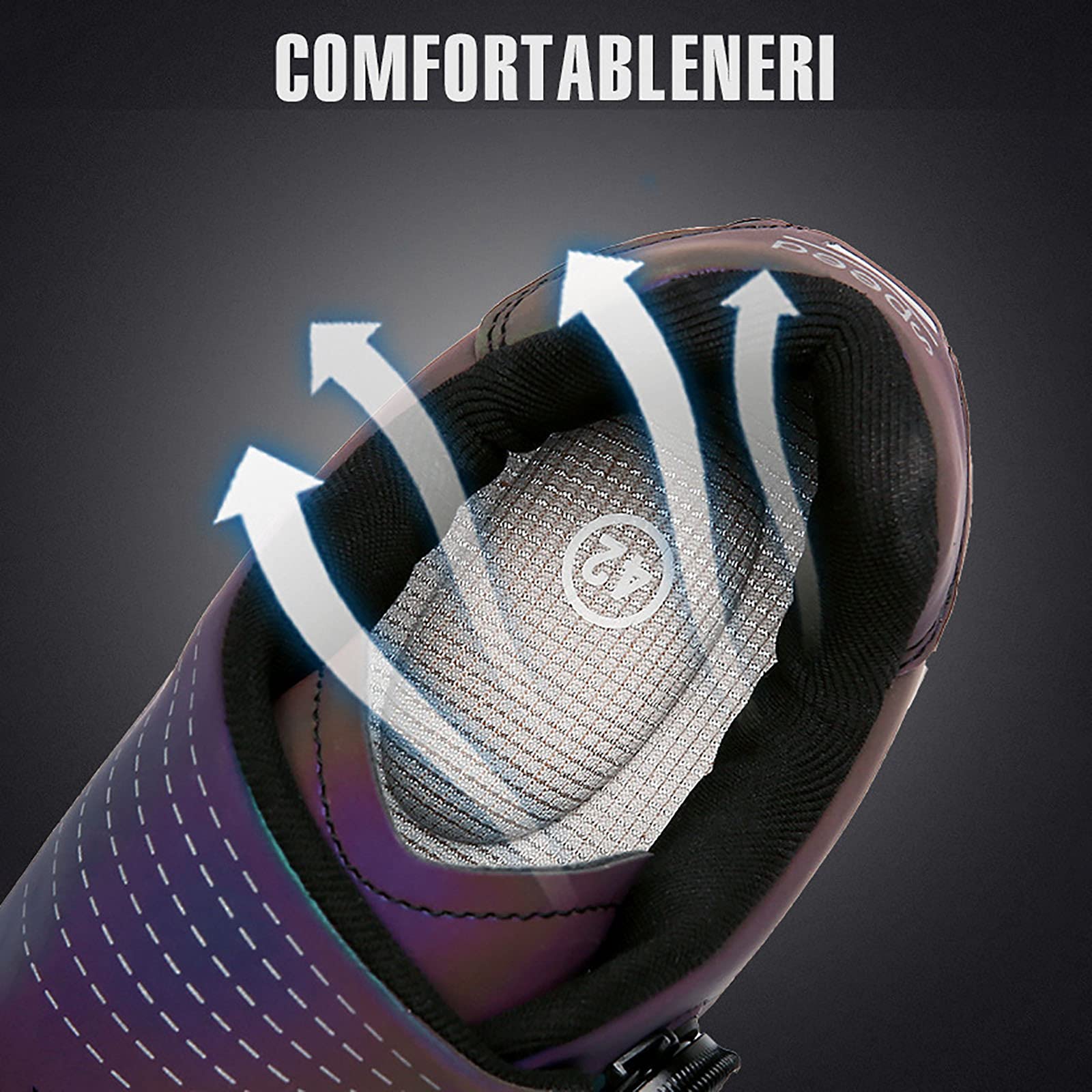 Scarpe Da Ciclismo MTB E Strada Uomo – Snecker Autobloccanti Antiscivolo – Taglie UK/EU Variabili