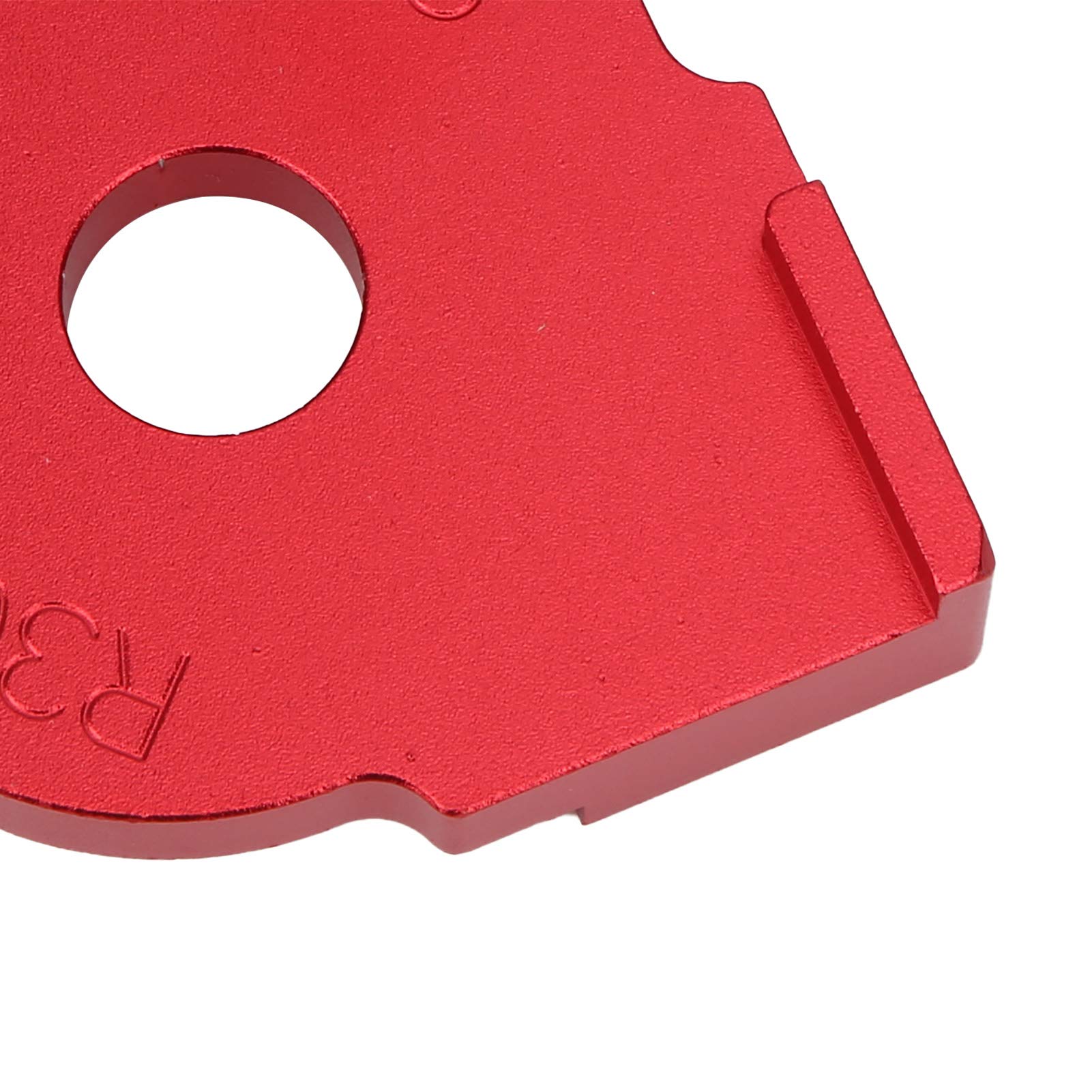 3-teilige Eckradius-Schnelllehre, Holzbearbeitungs-Halbkreis-Positionierungsschablone, Trimmwerkzeug aus Aluminiumlegierung mit 3 verschiedenen Spezifikationen, einfach zu