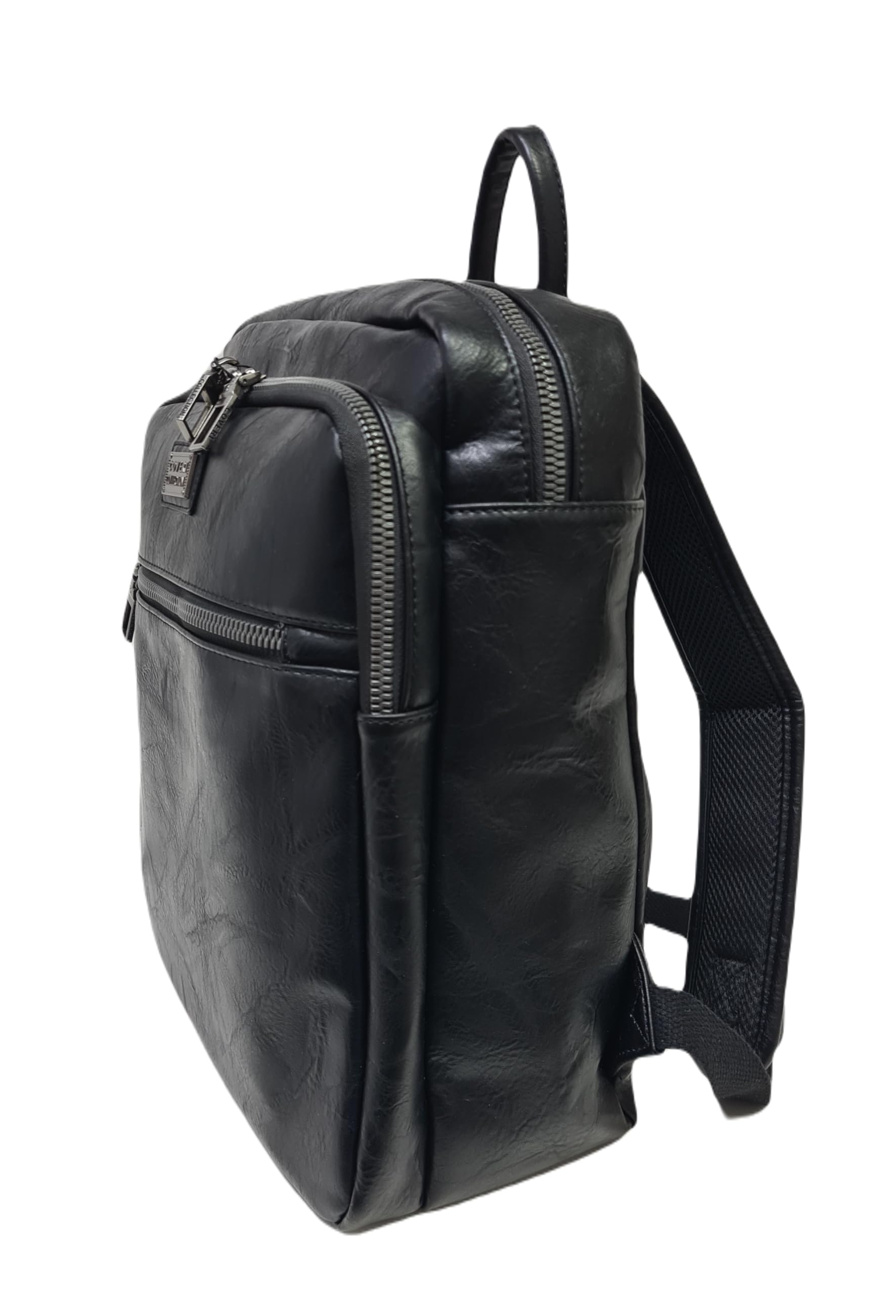 COVERI COLLECTION Zaino in Ecopelle, Dimensioni 37x29x11 cm, Ampio Scomparto con Zip, Porta Computer, Colore ART.5070-8