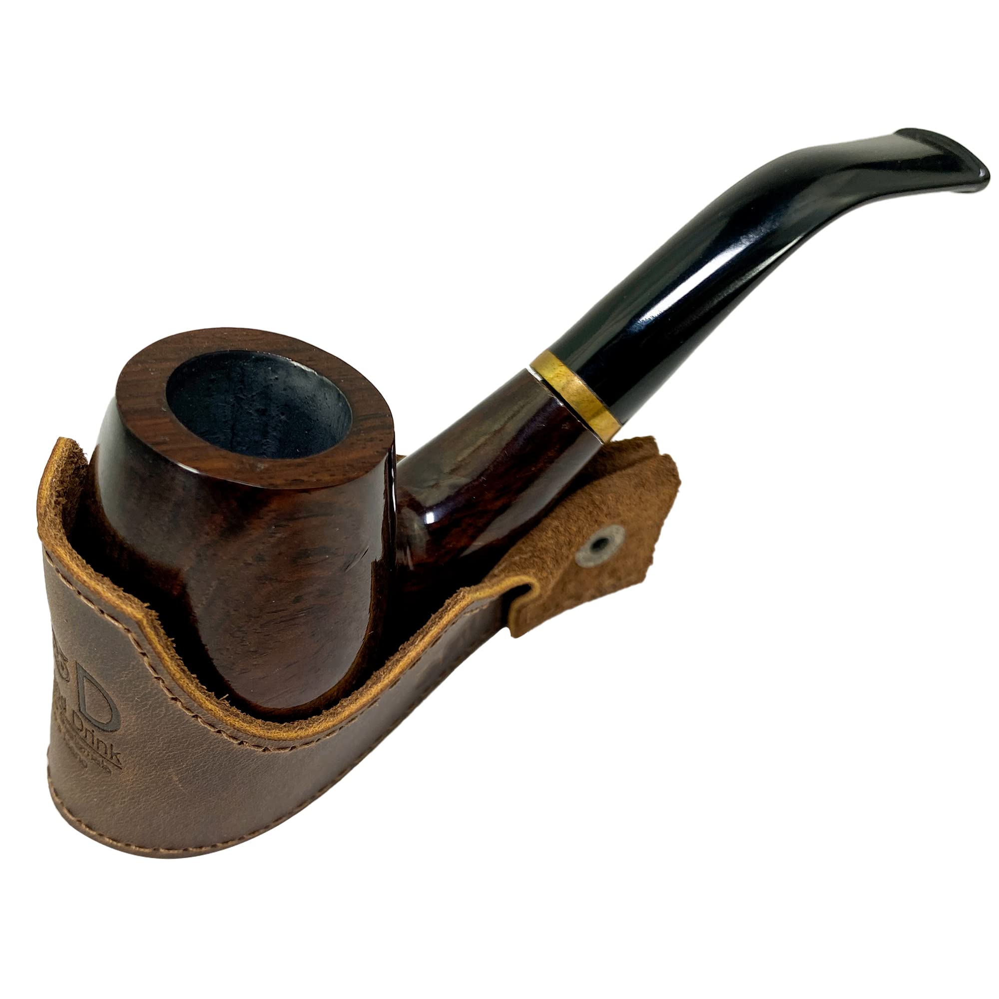 pipe tobacco holder Personalized Leather Pouch/Roll - Rustic Brown If you want a monogram option on your pouch Pipe Tobacco Pouch