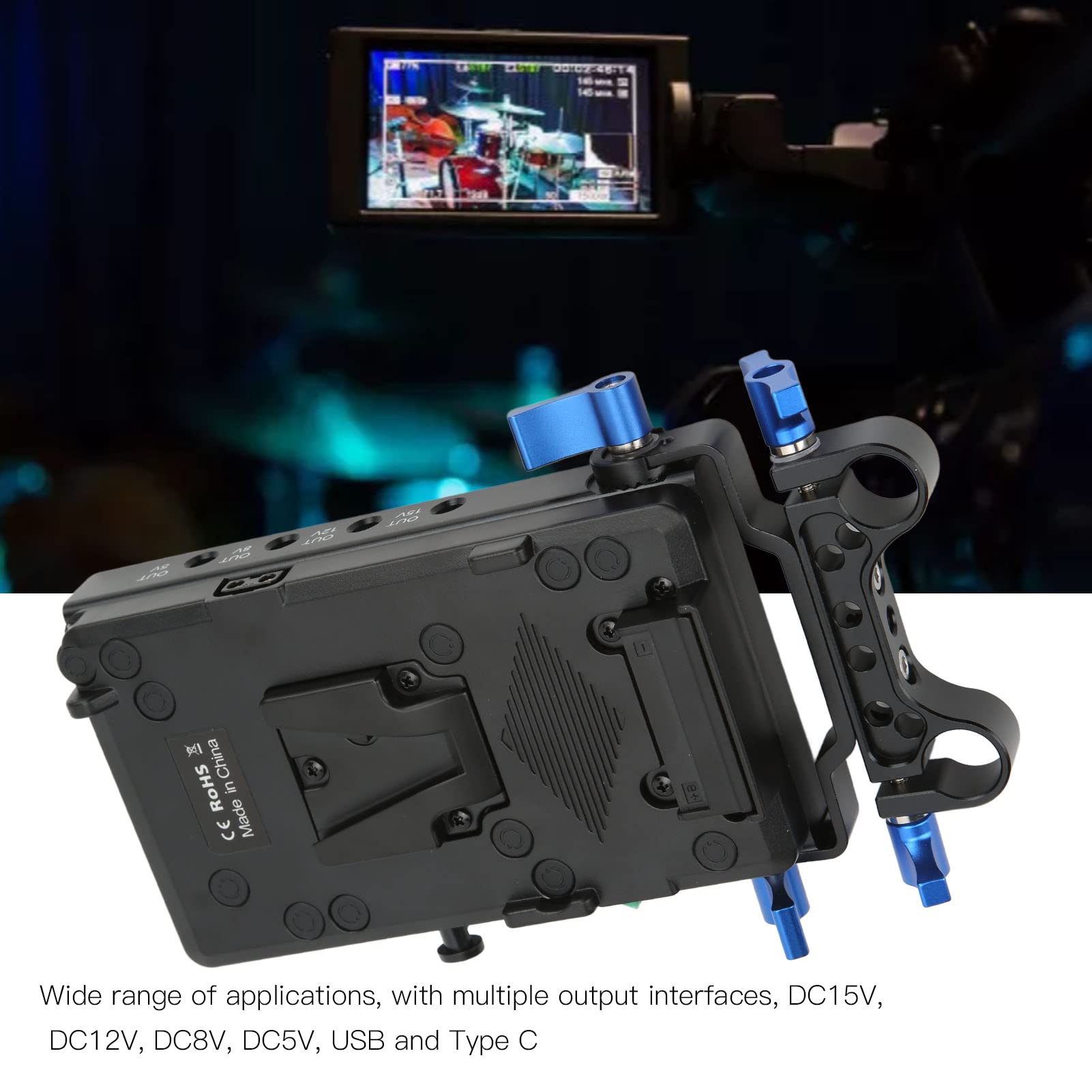 Amazon | Vマウントバッテリープレート電源アダプターマウントVロック  