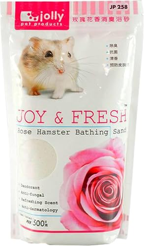 Jolly Joy and Fresh Rose Hamster Bathing Sand 500 g, packaging may vary