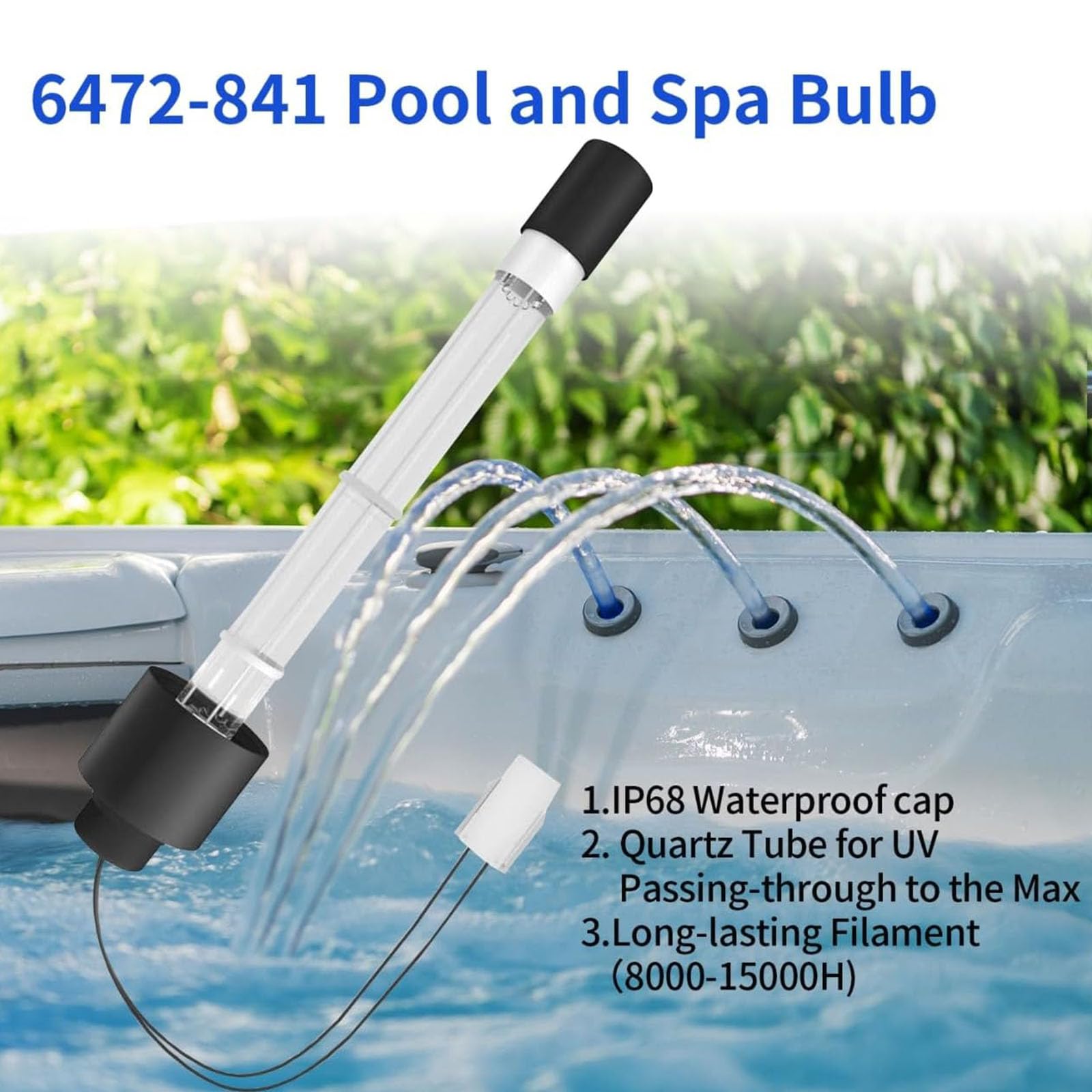Ampoule de rechange XL 6472-841 pour système de purification UV Sundance jacuzzi