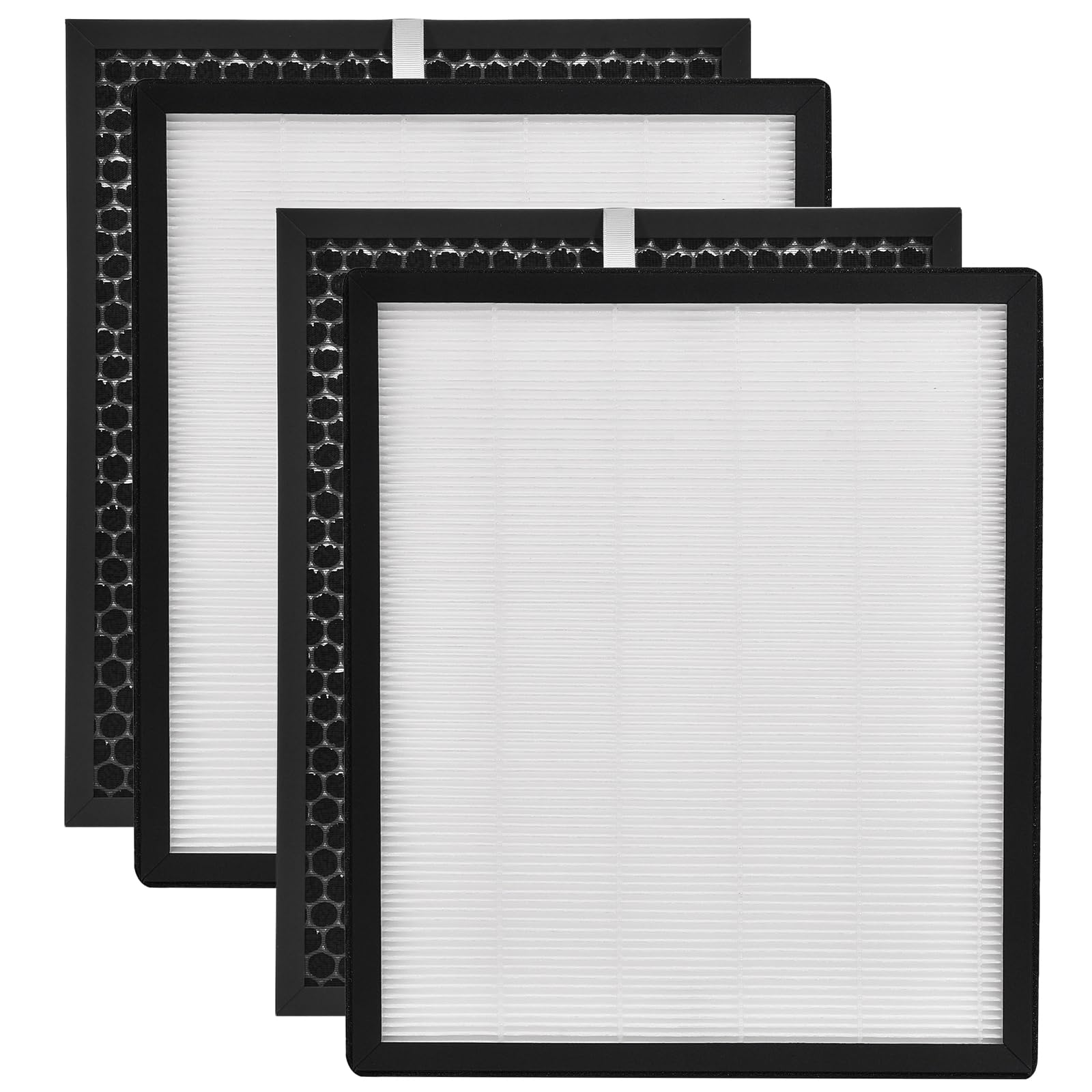Rebirthcare 2 Stück Ersatzfilter für Levoit LV-PUR131 und für lv-pur131s Luftreiniger, Hocheffizientes HEPA-Kombifilter & Aktivkohlefilter Set für Ersatz lv-pur131-rf