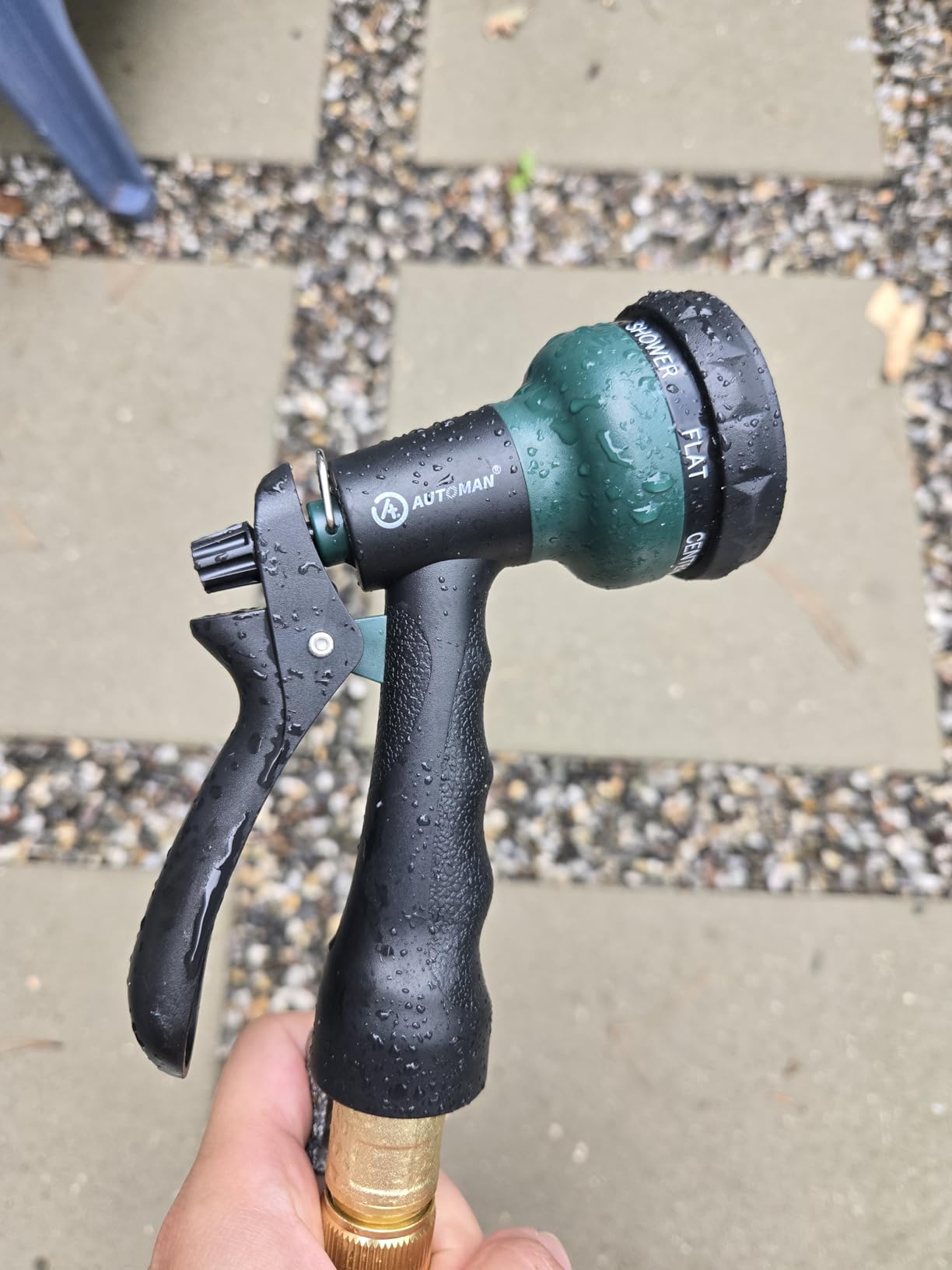 Durable, Multiple Water Settings, Works Great!