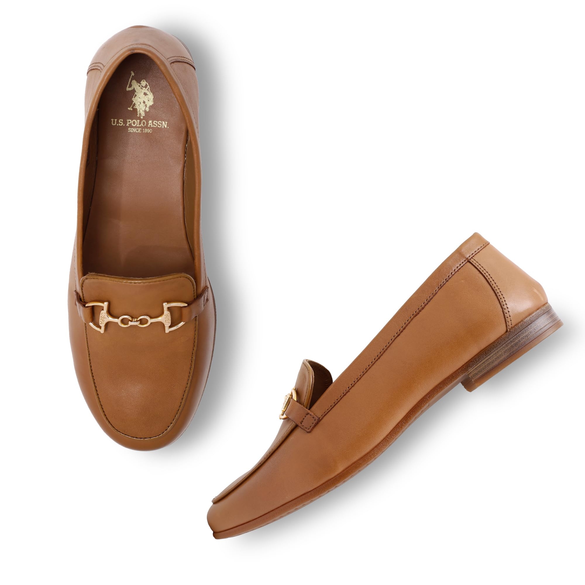 U.s polo assn.Women Klar tan Loafers-image-4