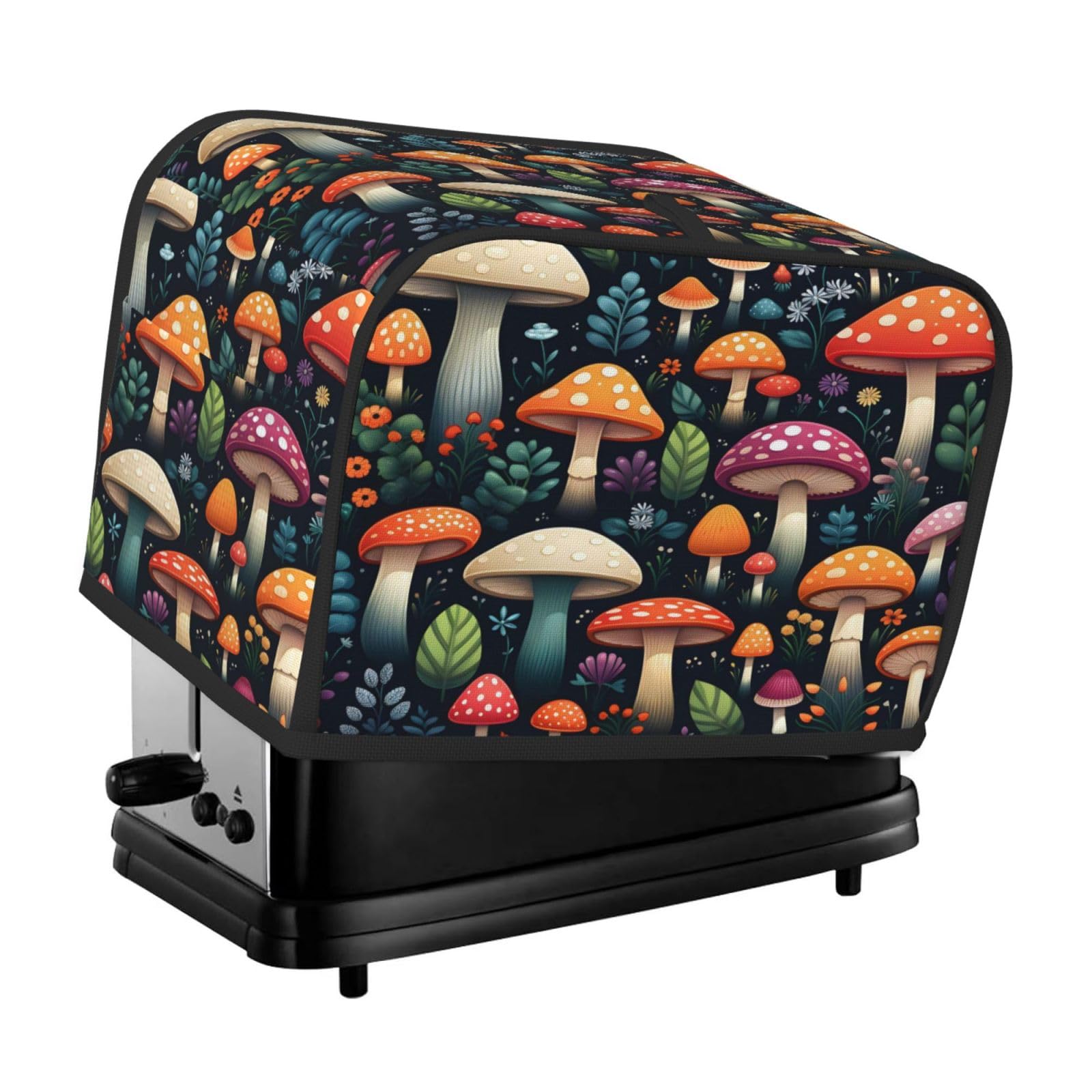 Toaster Cover 2 Slice, Fairy Forest Flowers Waterproof Dustproof Kitchen Small Appliance Covers