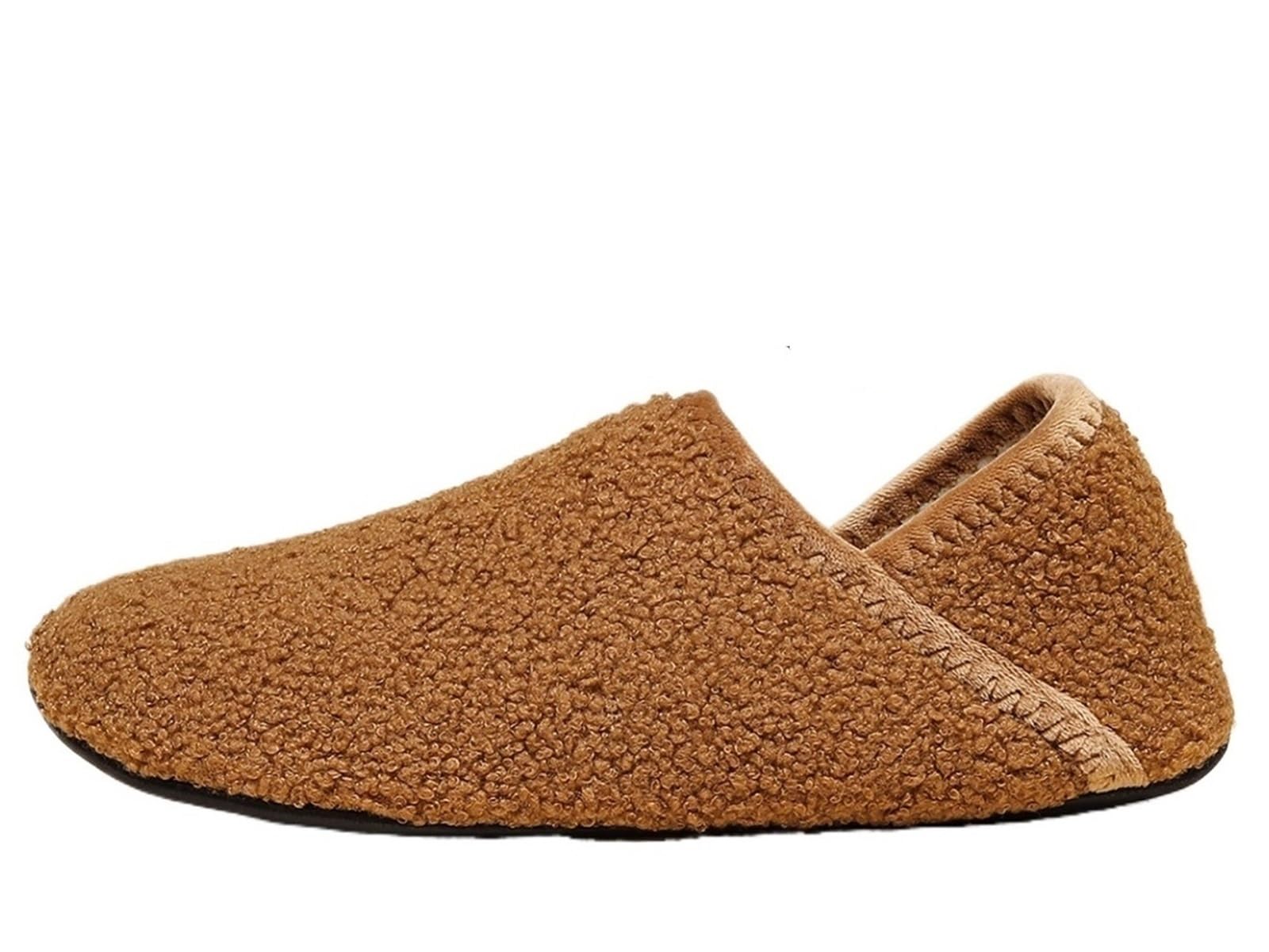 Pantuflas Hombre Zapatos de interior for el hogar, zapatillas for hombre, zapatos casuales suela blanda, algodón polar ligeros antideslizantes