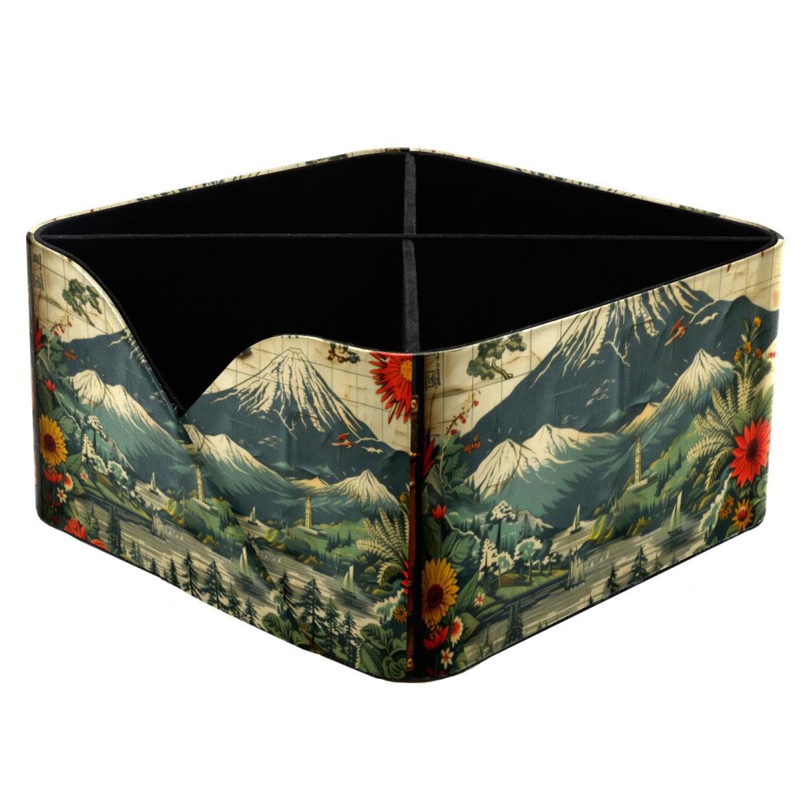 Porte-stylo rectangulaire paysage de voyage pour bureau