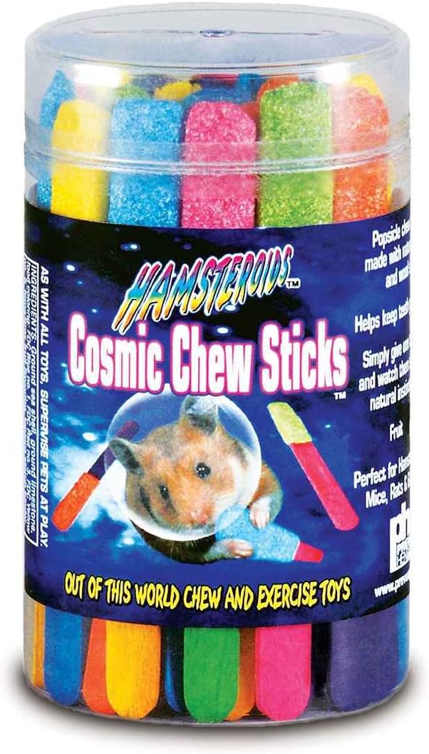 Small Animal Supplies Hamsteroids Cosmic Chew Sticks (Jar)