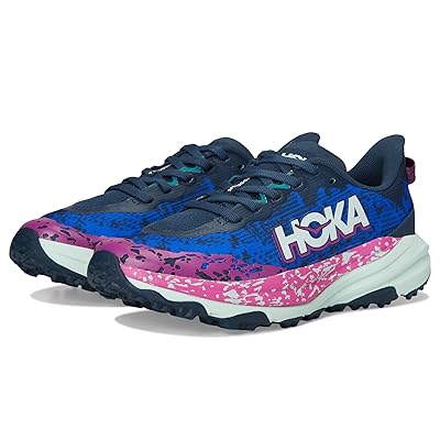 Hoka Kids Speedgoat 6 (Big Kid) Kids Shoes Stormy Skies/Aqua Breeze