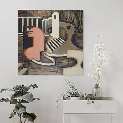 Miniatura 5 de QINGLIN Póster de Irene Rice Pereira, Washington (aka Surreal City) - Póster de lienzo para decoración de dormitorio, paisaje deportivo, oficina,