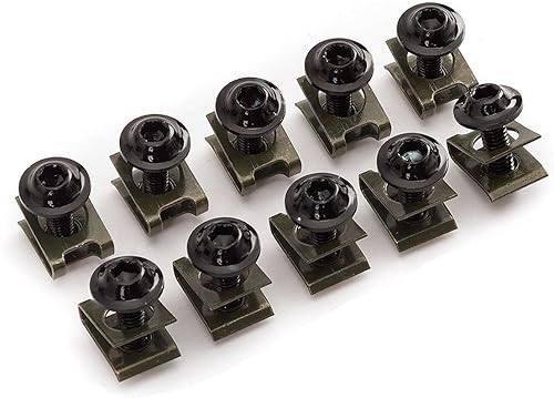 Miniatura 5 de 30 unids M6 0.236 in motocicleta carenado cuerpo tornillo tornillo spire velocidad sujetador tuerca ajuste para S1000RR CBR1000RR Ninja ZX10R