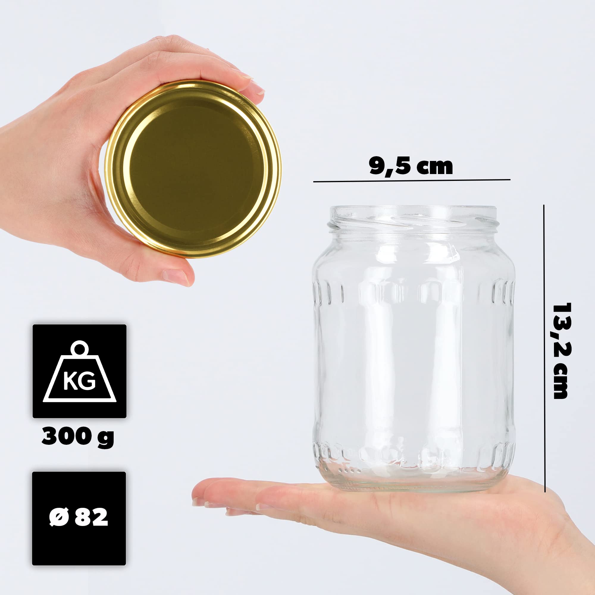 20 Bouteilles Verre Fermeture Twist Off 1L - Conservation Des Jus, Lait