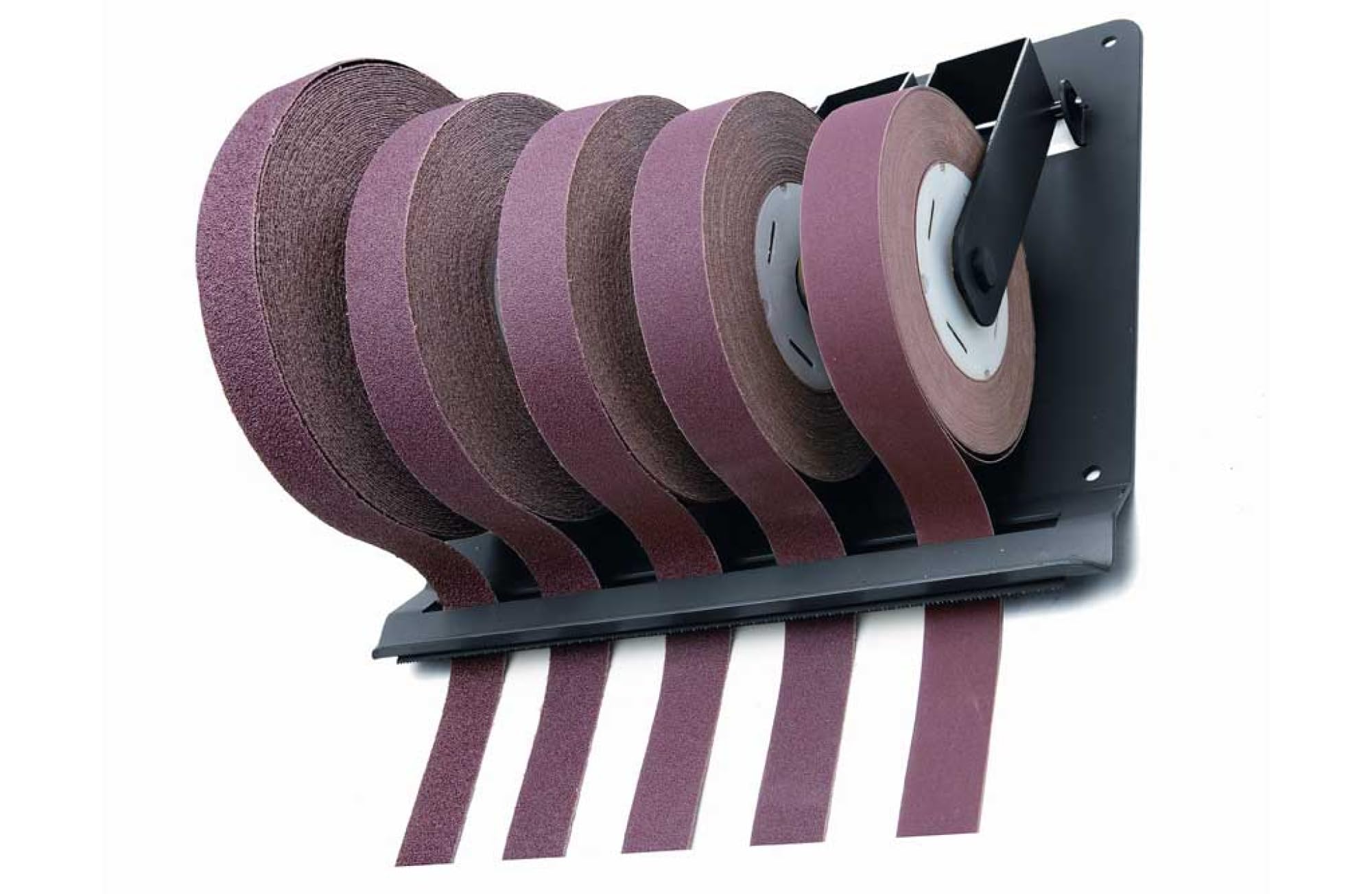 Schleifpapierhalter mit 5x Rollen Schleifpapier