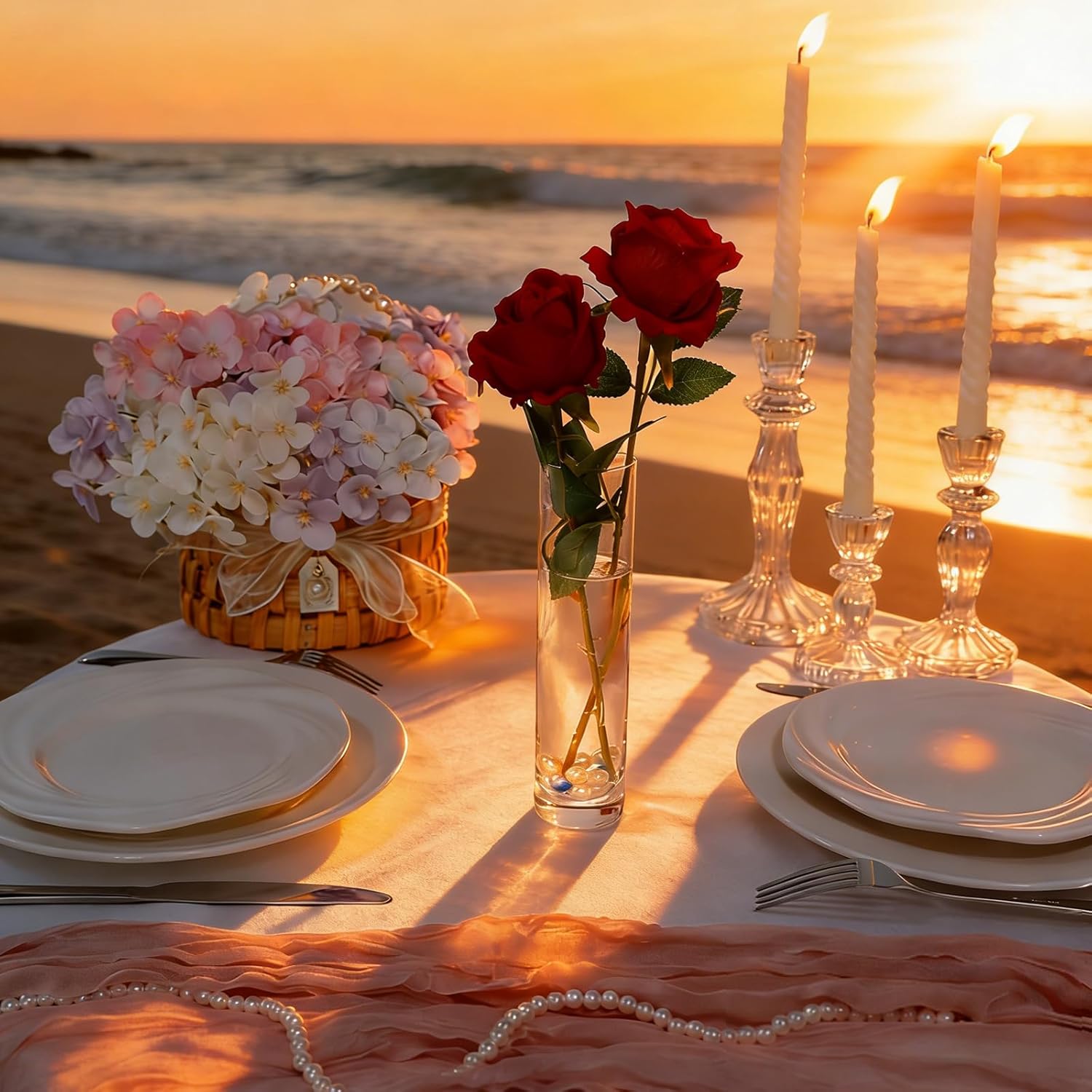 Set of 16 Glass Cylinder Bud Vases for Centerpieces, 7.5” H x 1.8” W, Small Flower Vases, Handmade Slim Vase, Single Rose Vase for Wedding Events Home