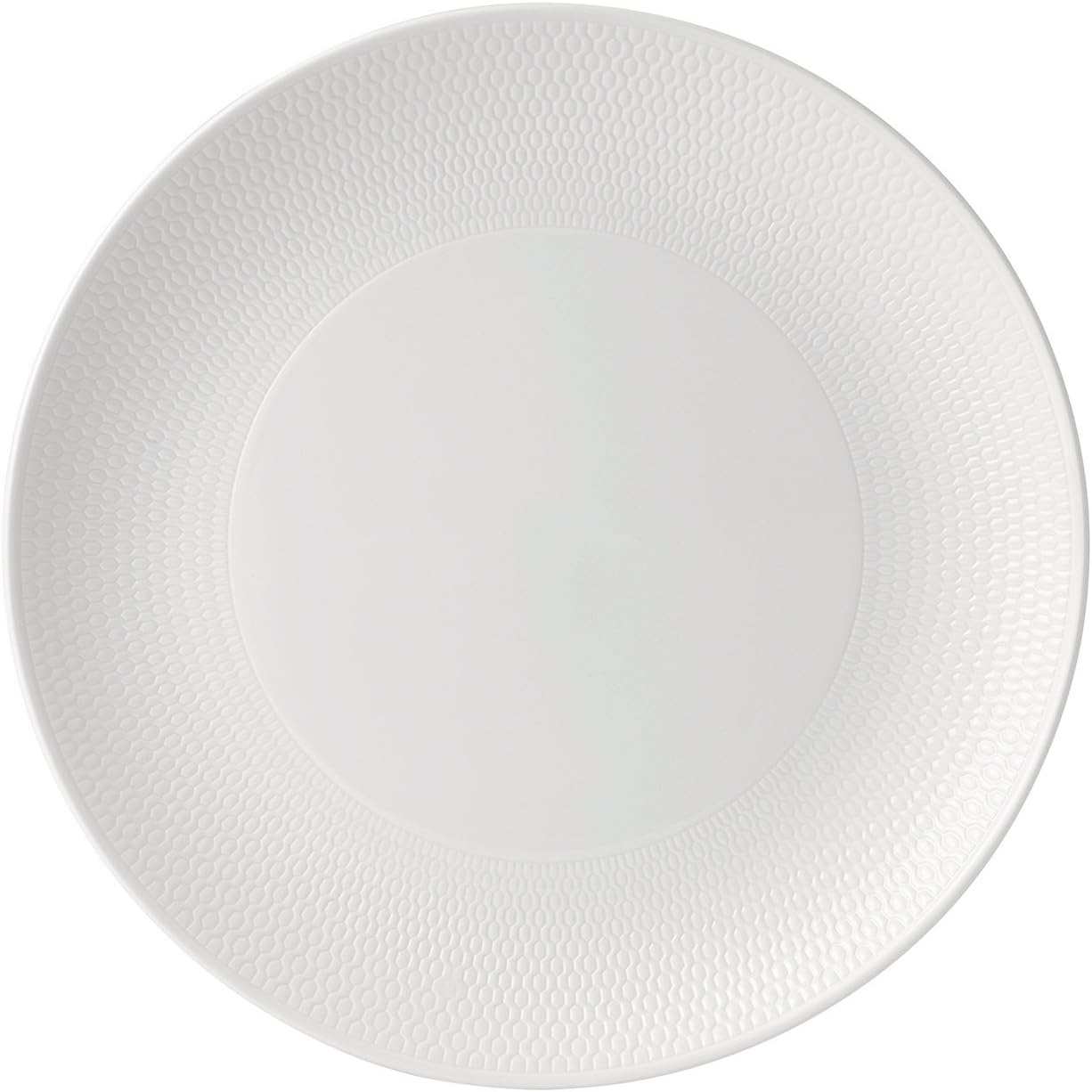 40023838 Gio Dinner Plate 11", Bone China, White