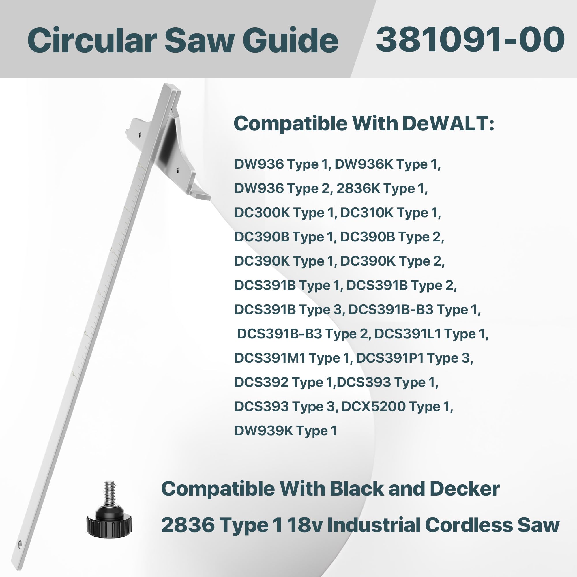 Original DeWalt Führungszaun Für DW936 DW936K DC300KL DC301K DCS391 Sägen