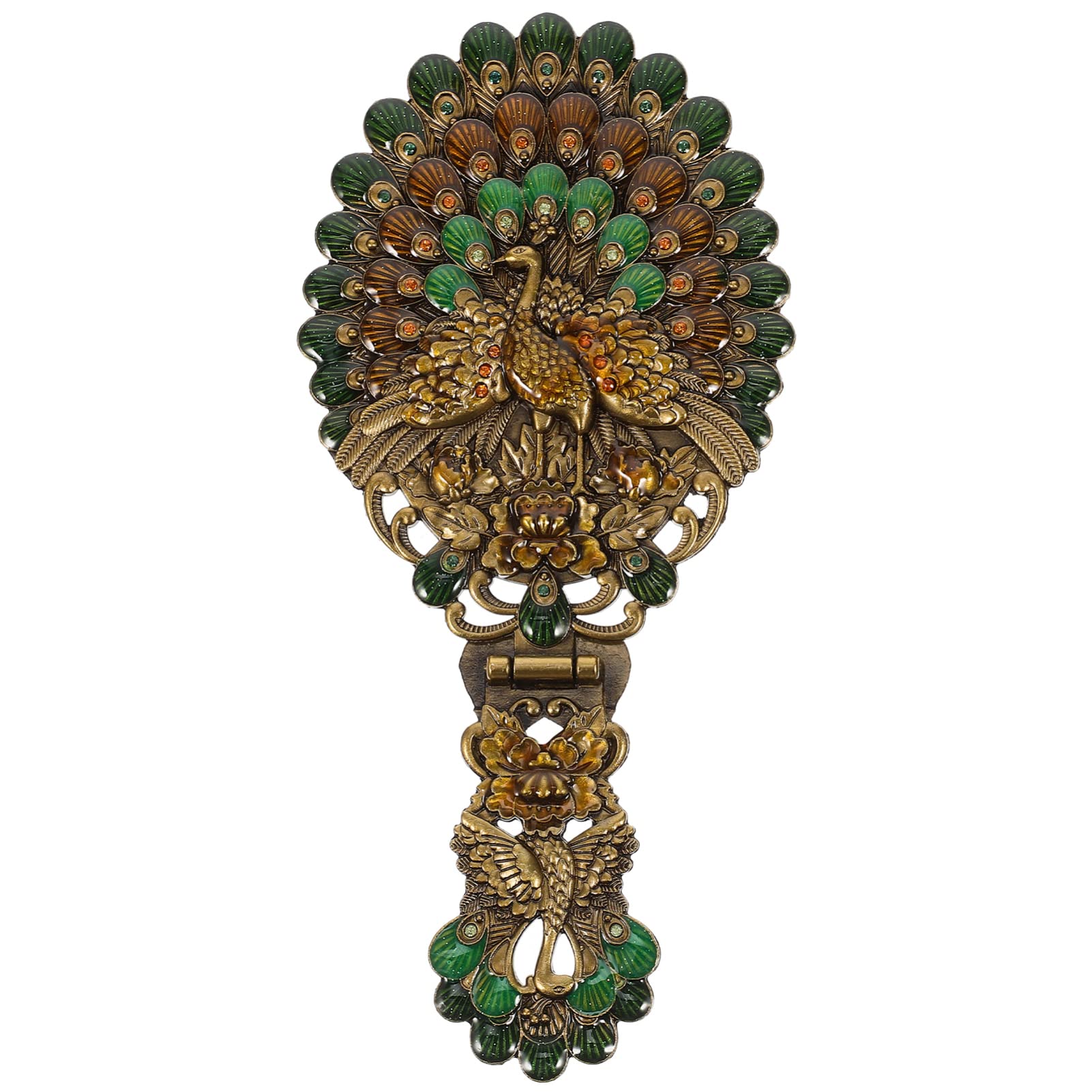 HONMEET Delicate Vintage Handheld Mirror Foldable Portable Makeup Mirror for Women Exquisite Design for Travel Quick Touch Ups Present for All Ages