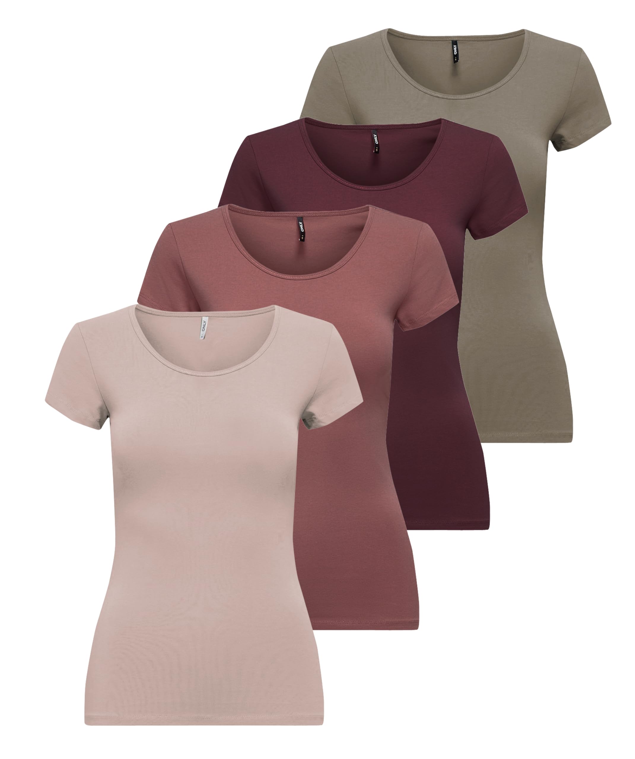 ONLY Damen Onllive Love S/S O-Neck Top JRS Blouse (1er Pack)
