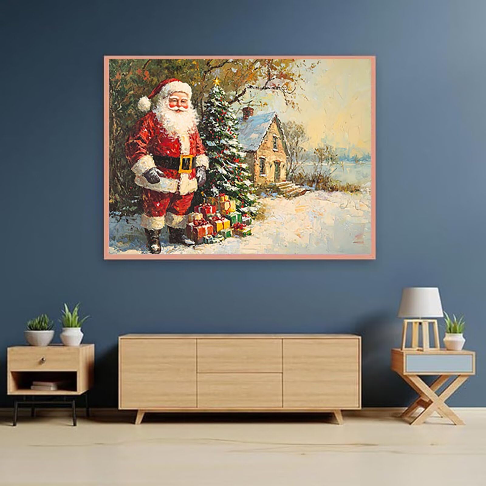 5D DIY Boże Narodzenie diamentowe zestawy do malowania, kompletne stare człowiek diamentowe malowanie dla dorosłych początkujących, kreatywne hobby dorośli diamentowa sztuka, dekoracja ścienna